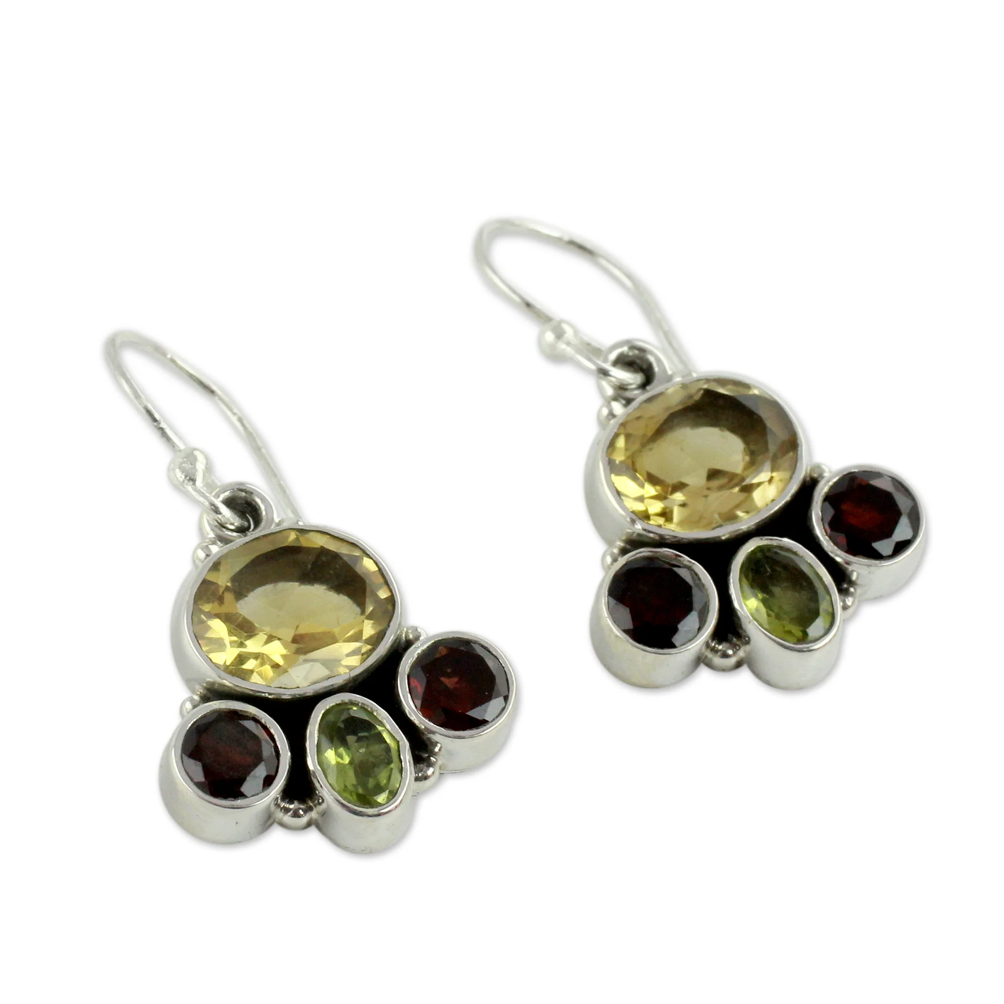 Harmony Silver Dangle Earrings - Image 3