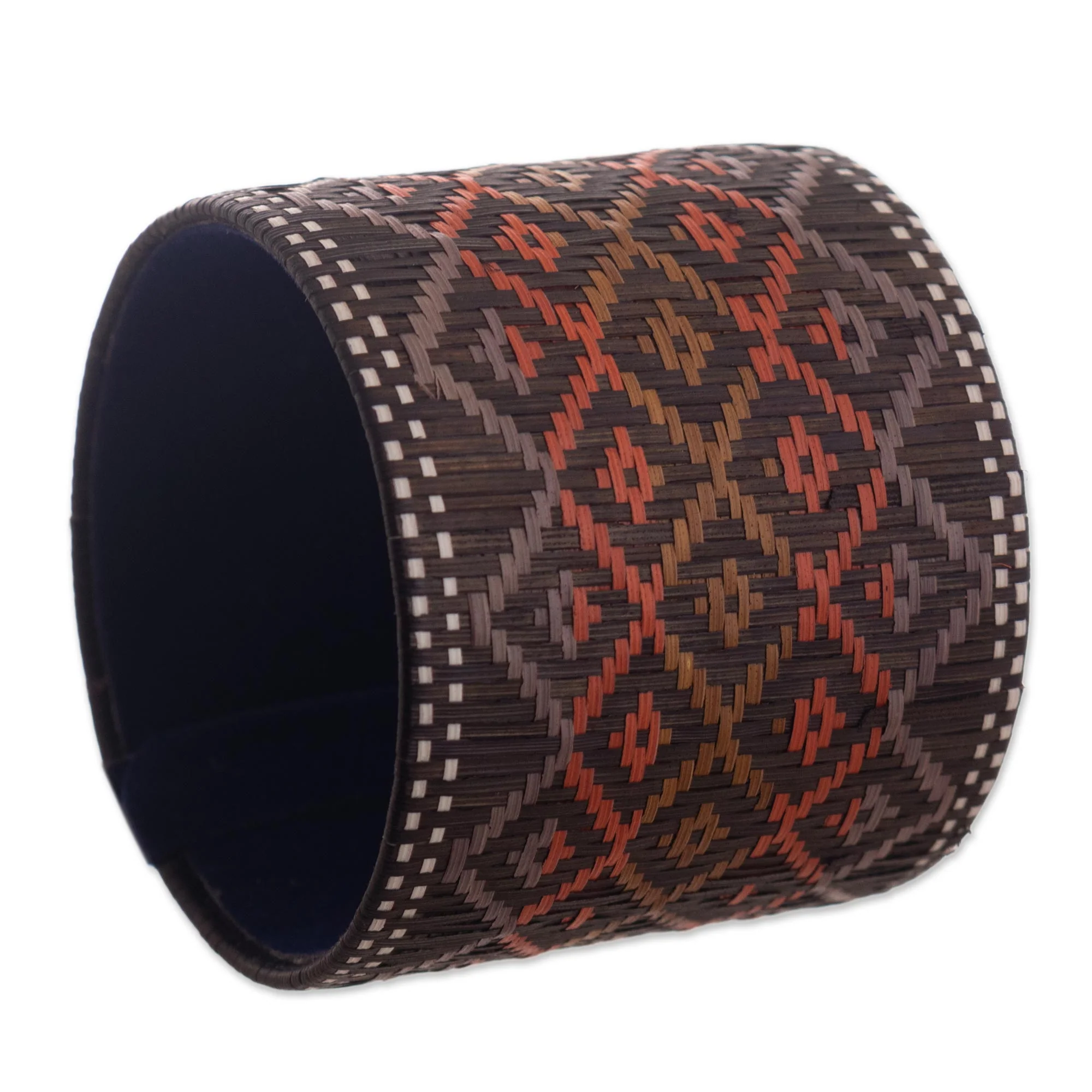 Harvest Celebration Wide Natural Fiber Cuff Bracelet - Image 3