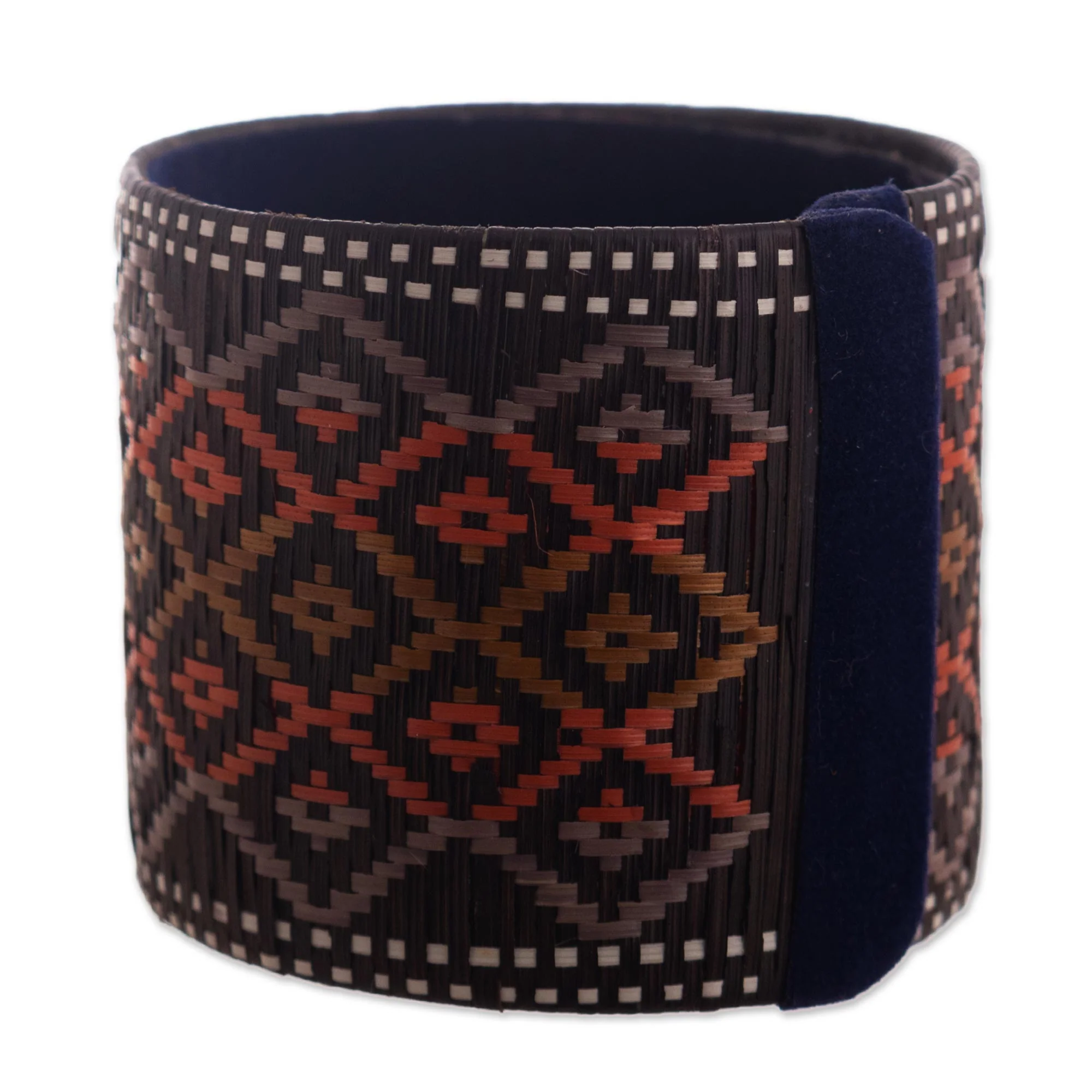 Harvest Celebration Wide Natural Fiber Cuff Bracelet - Image 4