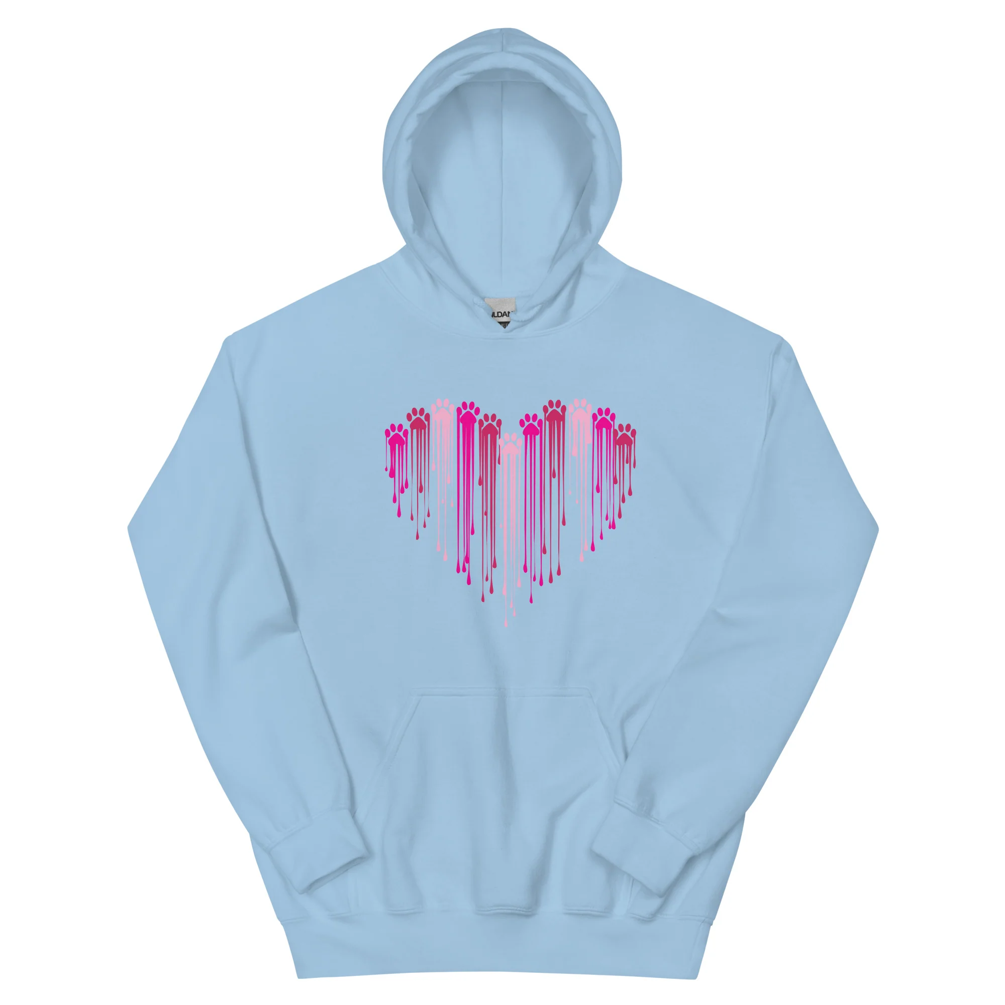 Heart Of Pink Paws Hoodie - Image 6