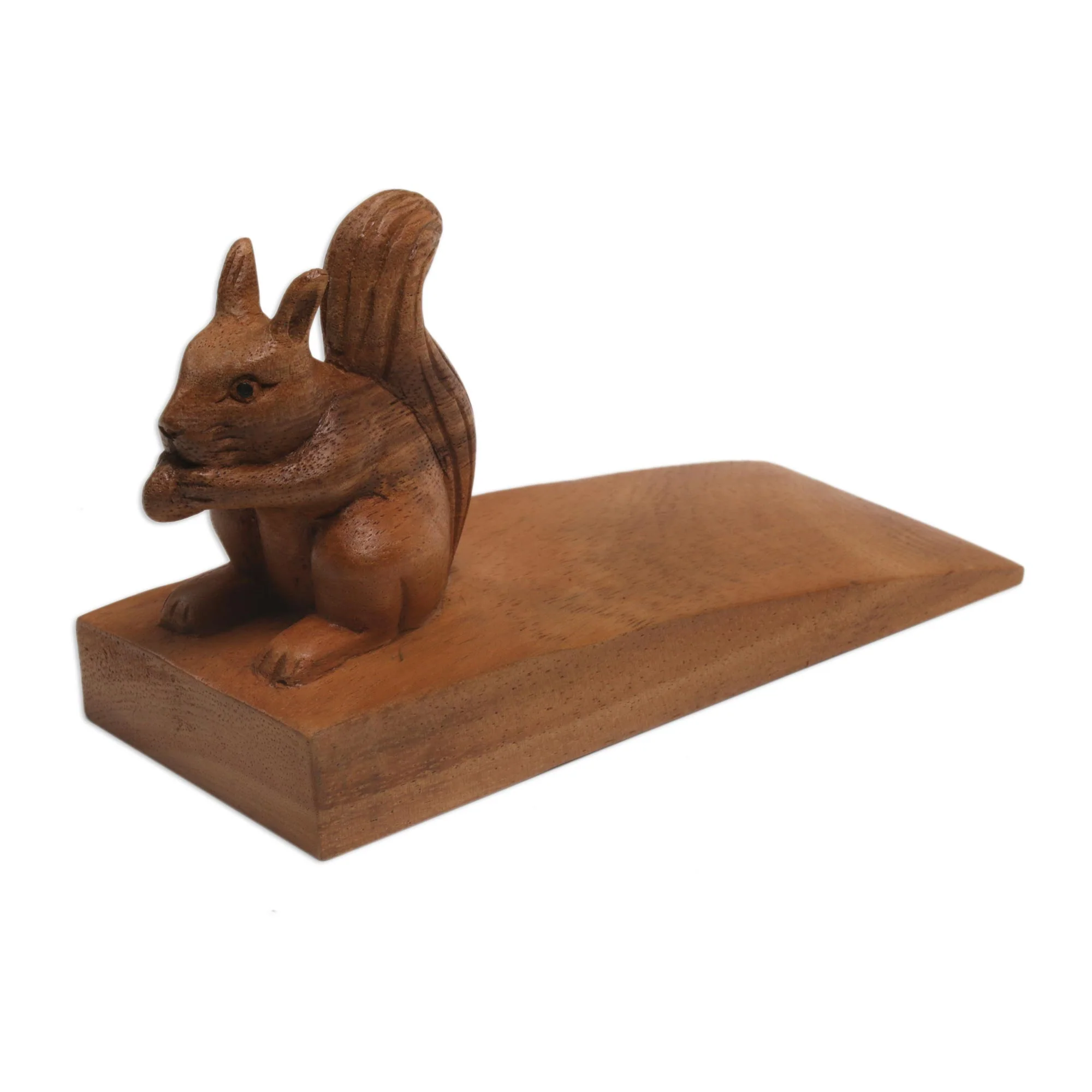 Helpful Squirrel Wood Doorstop - Image 2