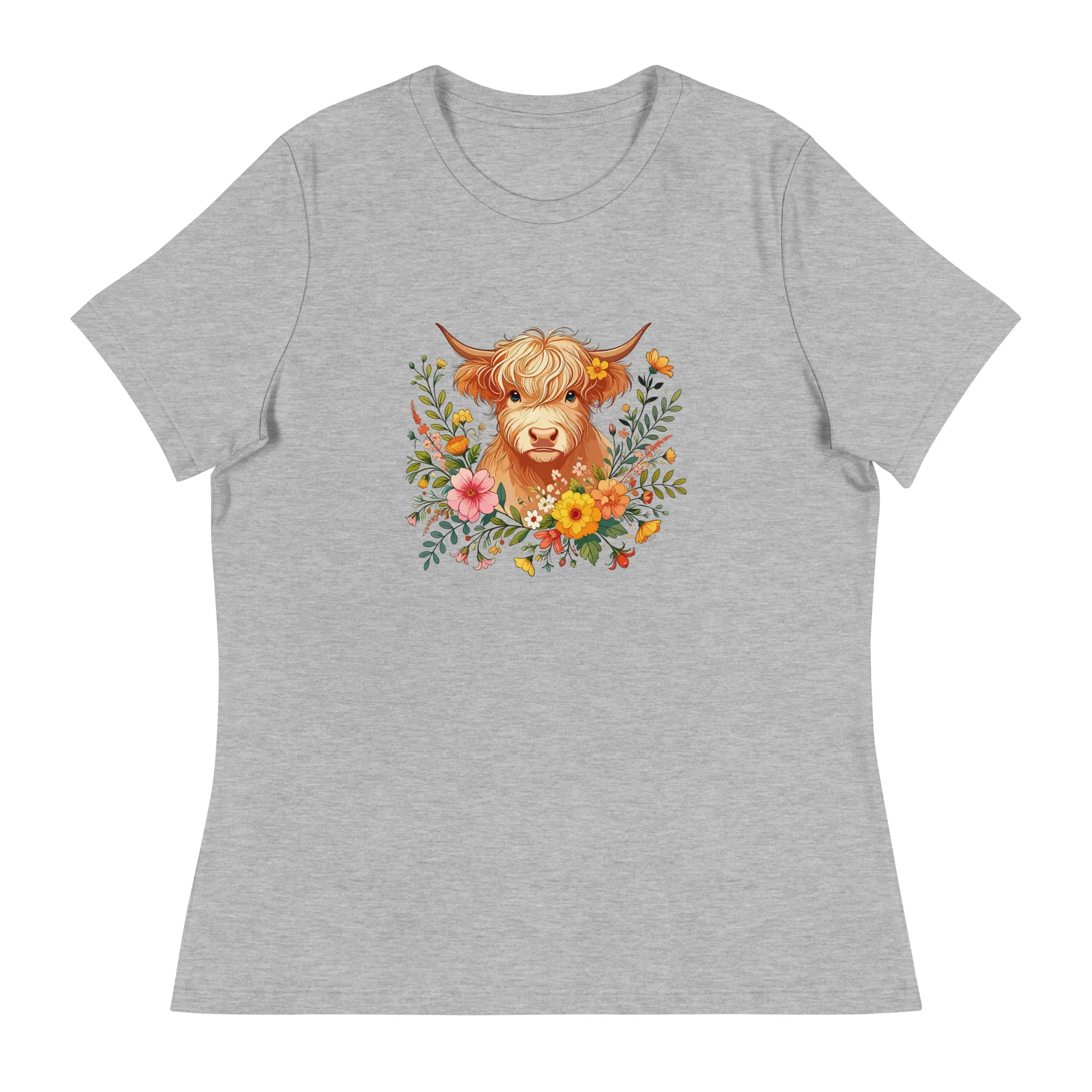Highland Cow Women's Relaxed T-Shirt - Image 10