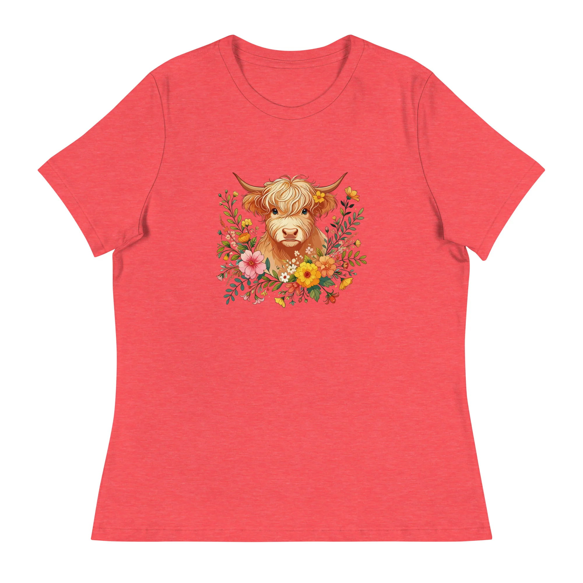 Highland Cow Women's Relaxed T-Shirt - Image 6