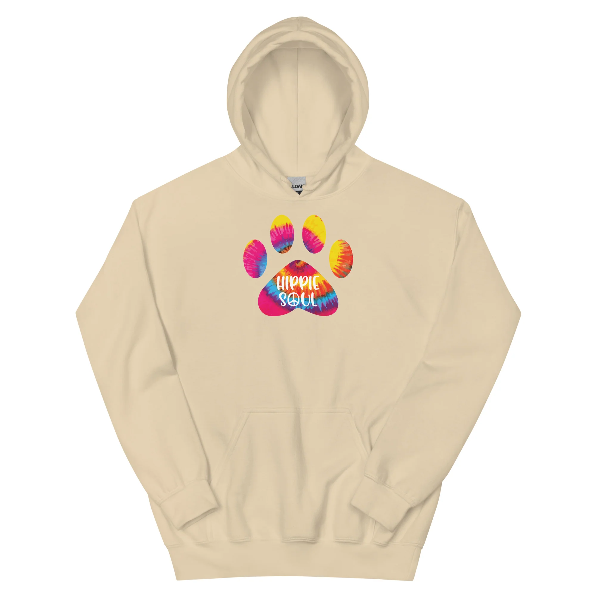 Hippie Soul Paw Print Hoodie - Image 10