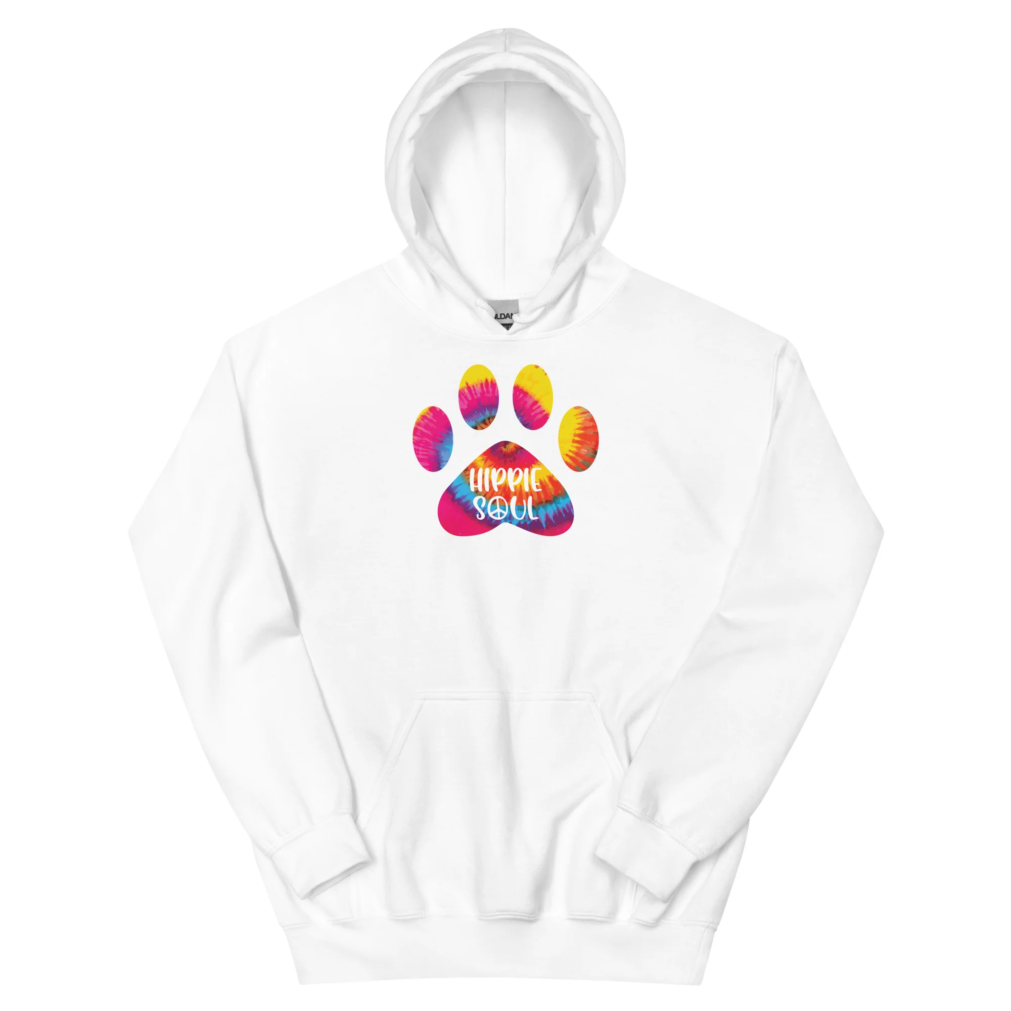 Hippie Soul Paw Print Hoodie - Image 12