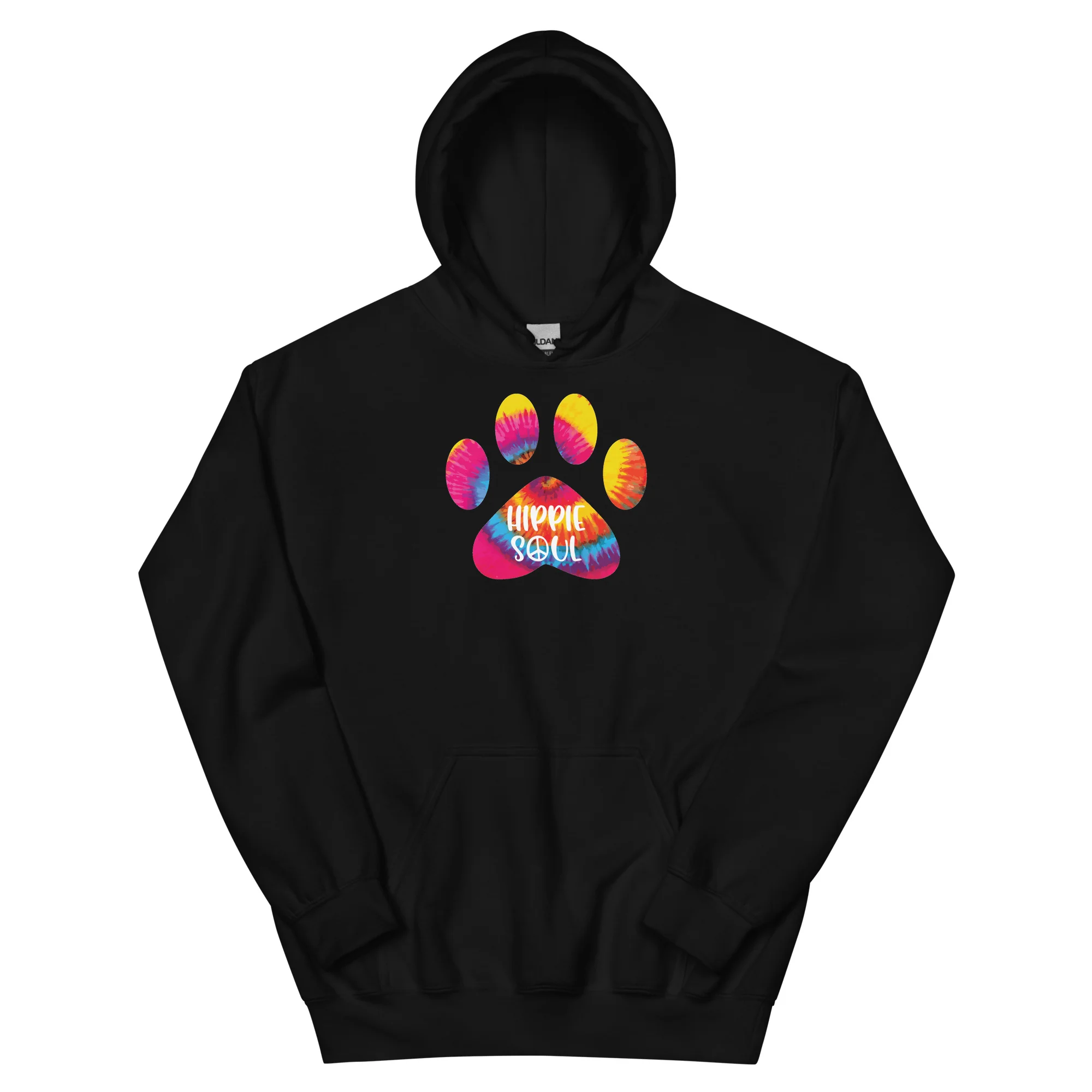 Hippie Soul Paw Print Hoodie - Image 2