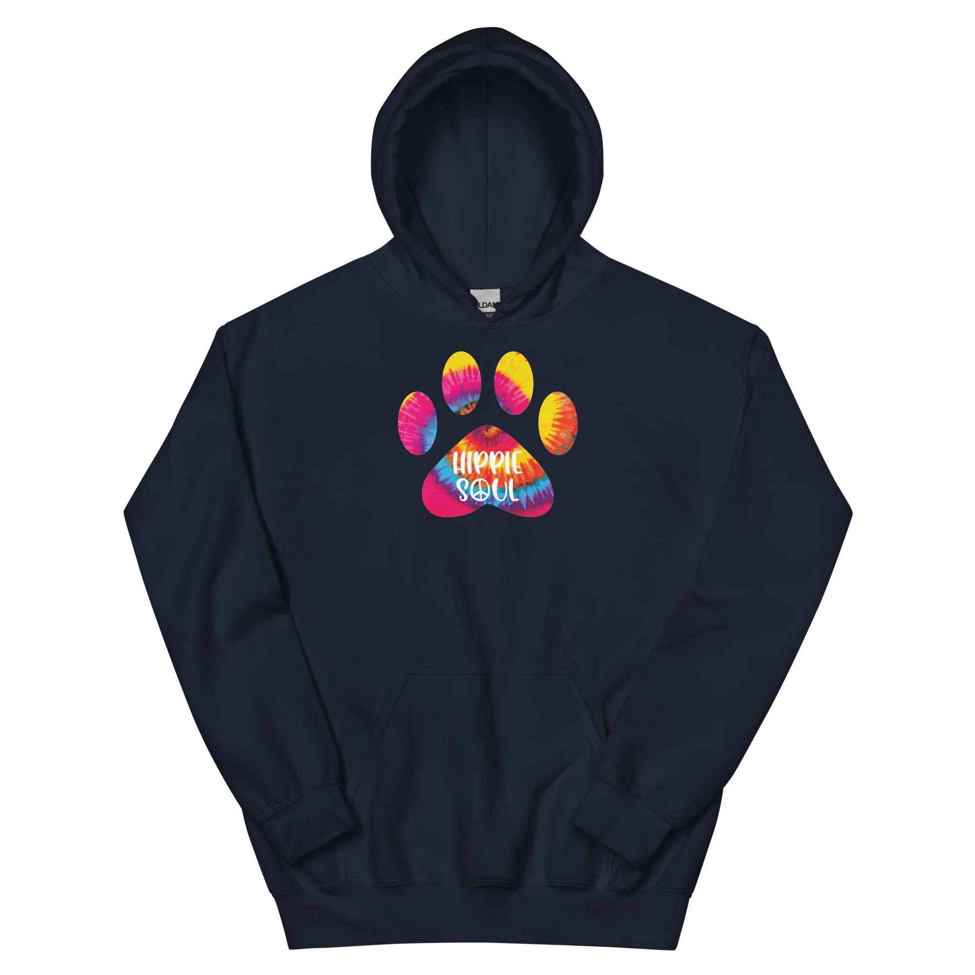 Hippie Soul Paw Print Hoodie - Image 3