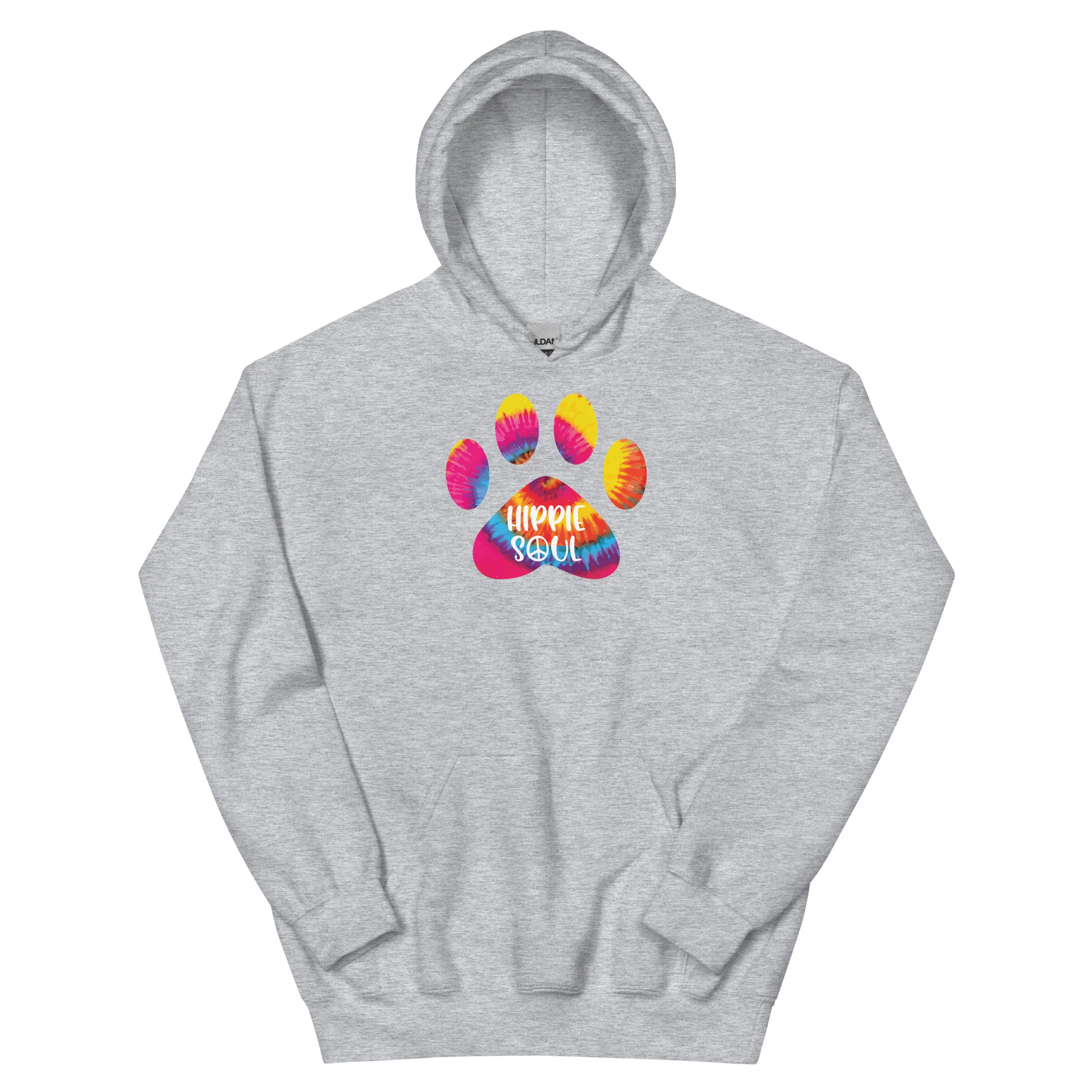 Hippie Soul Paw Print Hoodie - Image 8
