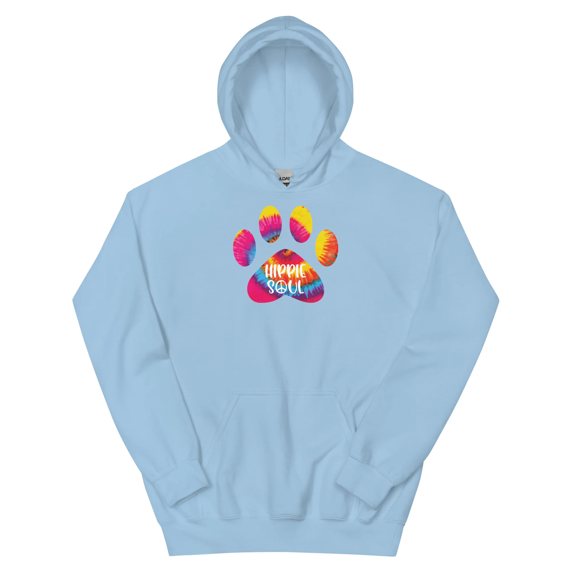 Hippie Soul Paw Print Hoodie - Image 9
