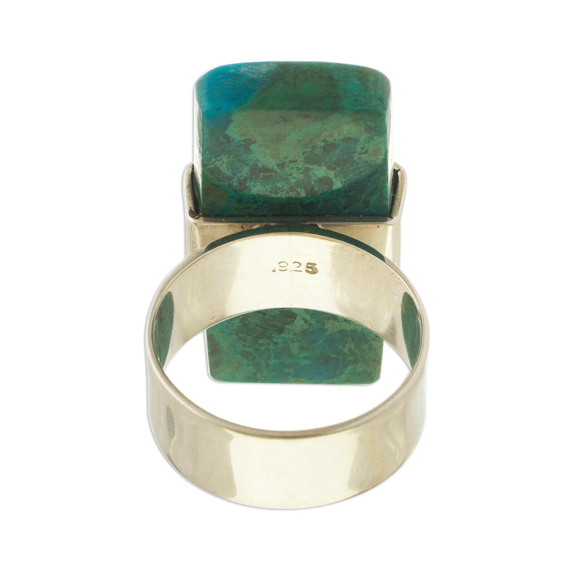 Hug Cocktail Ring Sodalite and Sterling Silver Jewelry - Image 4