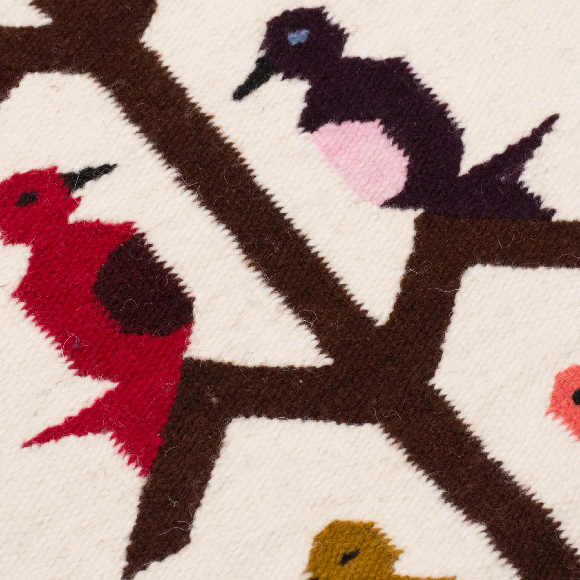 Hummingbird Song Beautiful Fair Trade Wool Tapestry - Image 3