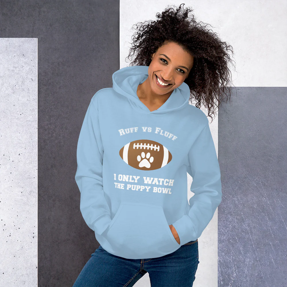 I Only Watch the Puppy Bowl Hoodie - Image 8