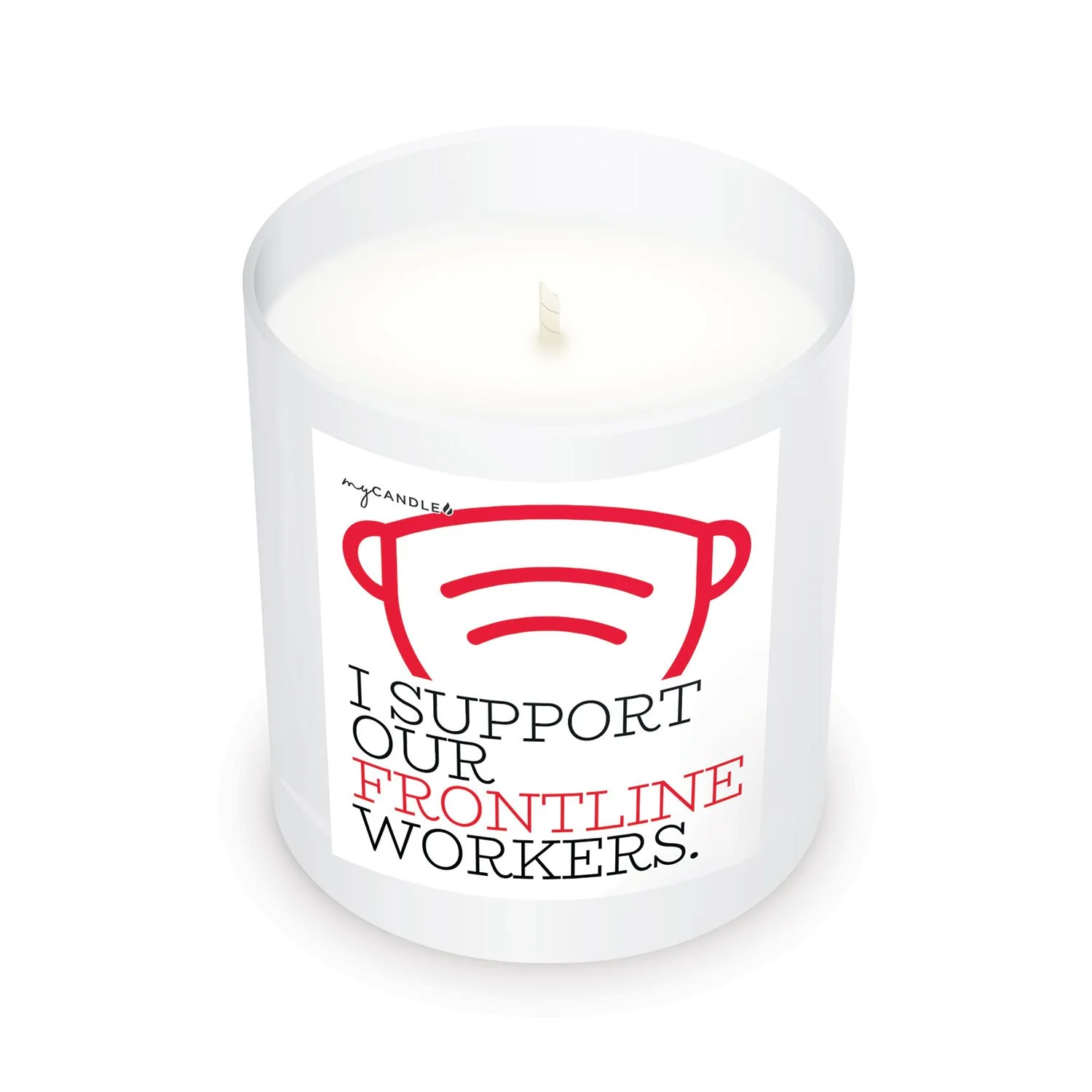 I Support Our Frontline Workers Candle - Image 7
