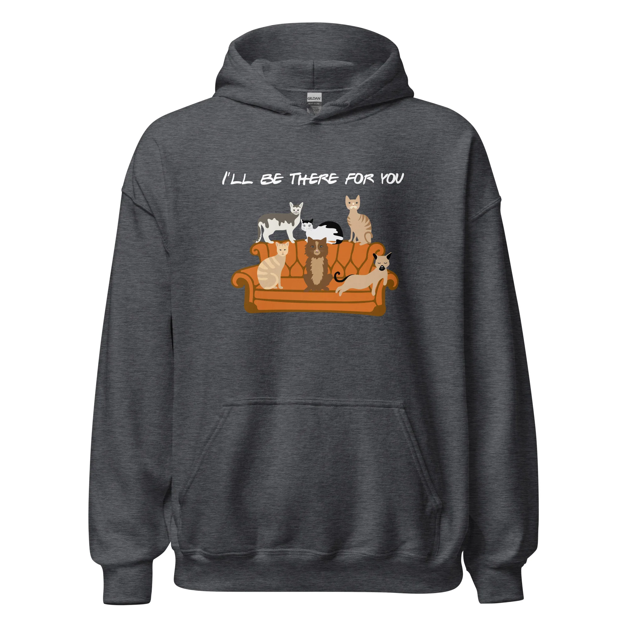 I'll Be There For You Cat Hoodie - Image 5