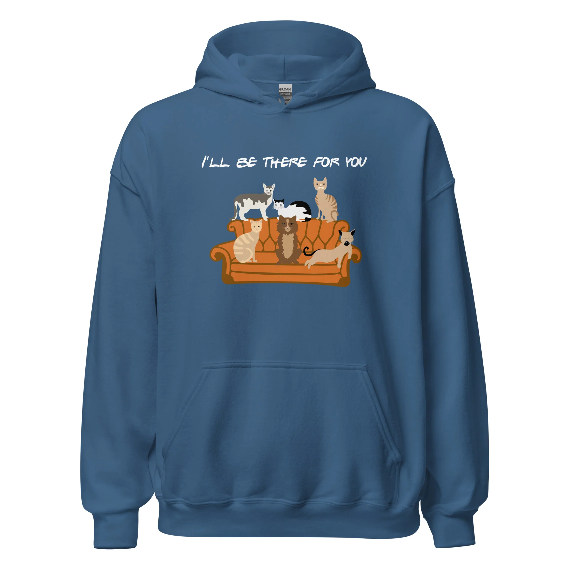 I'll Be There For You Cat Hoodie - Image 6