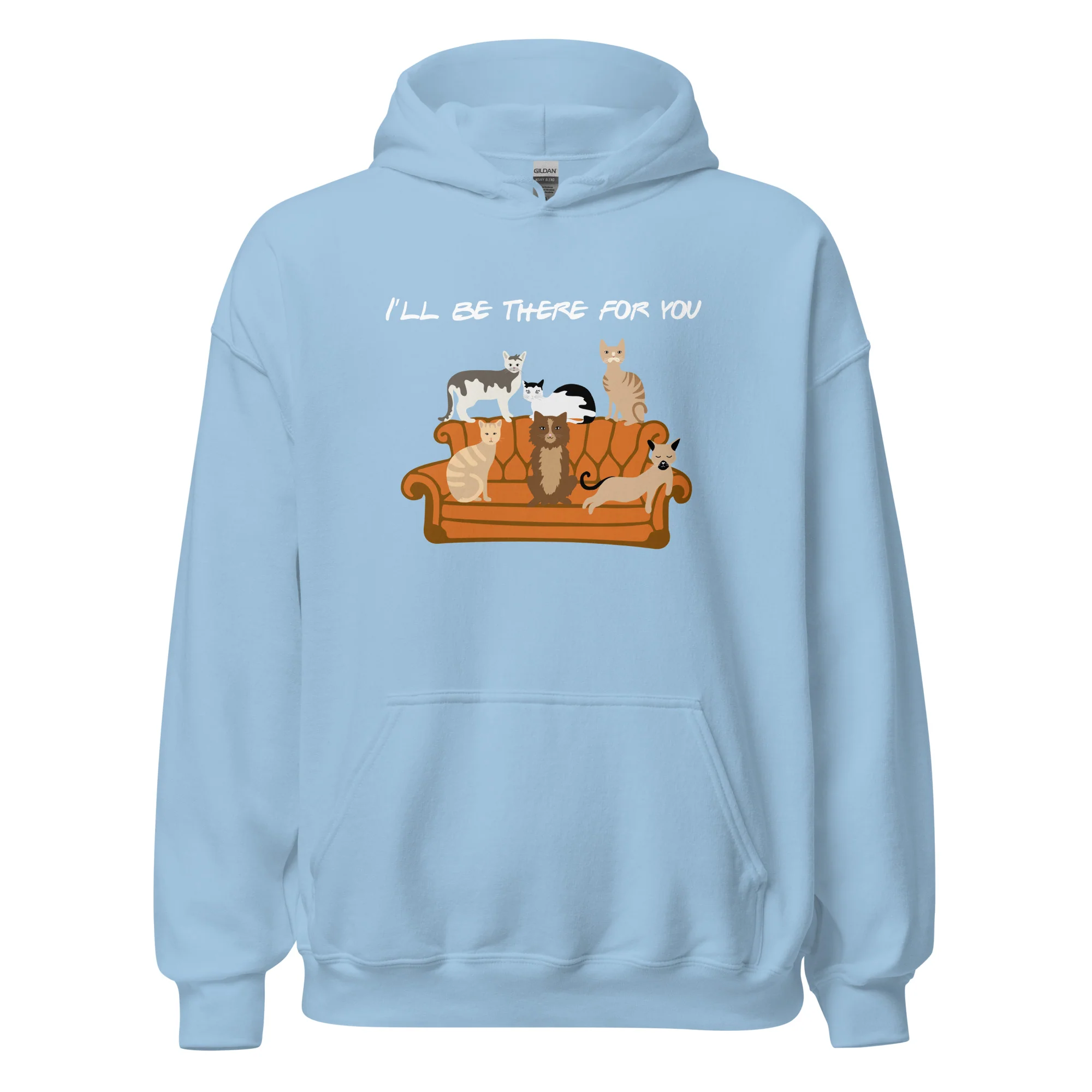 I'll Be There For You Cat Hoodie - Image 7