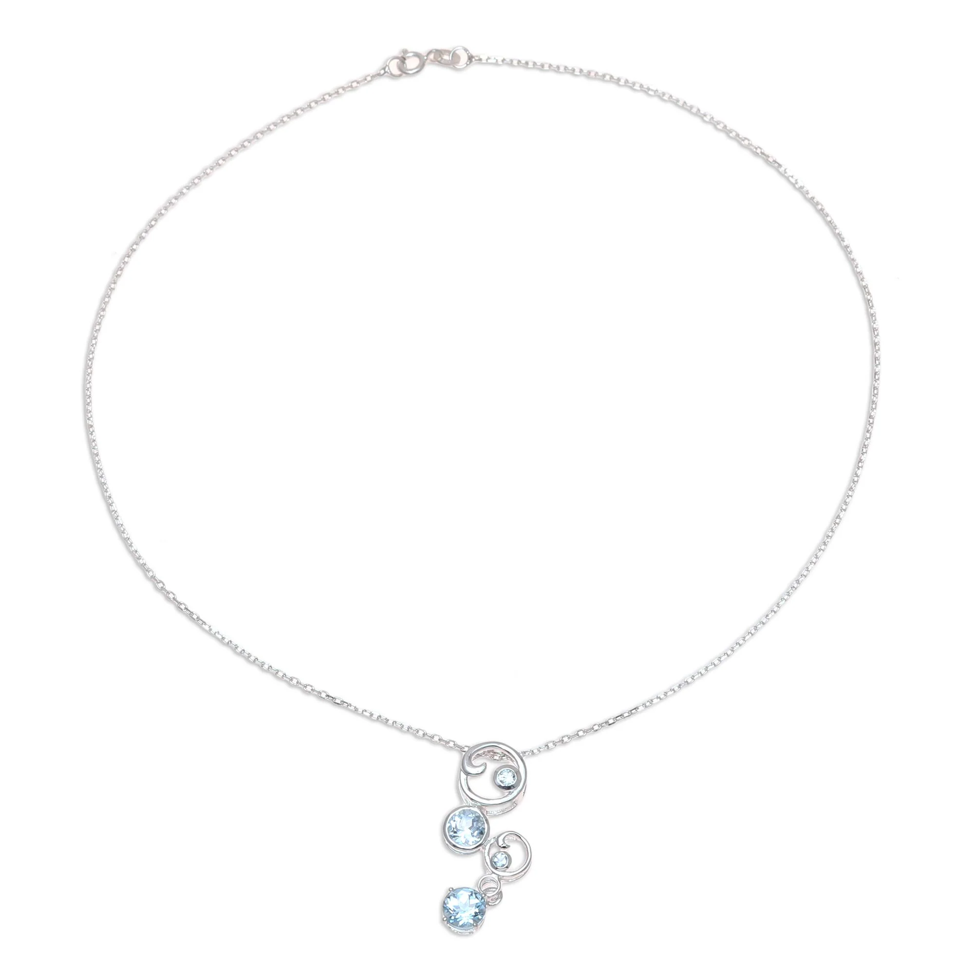 In Circles Sterling Silver Necklace - Image 4