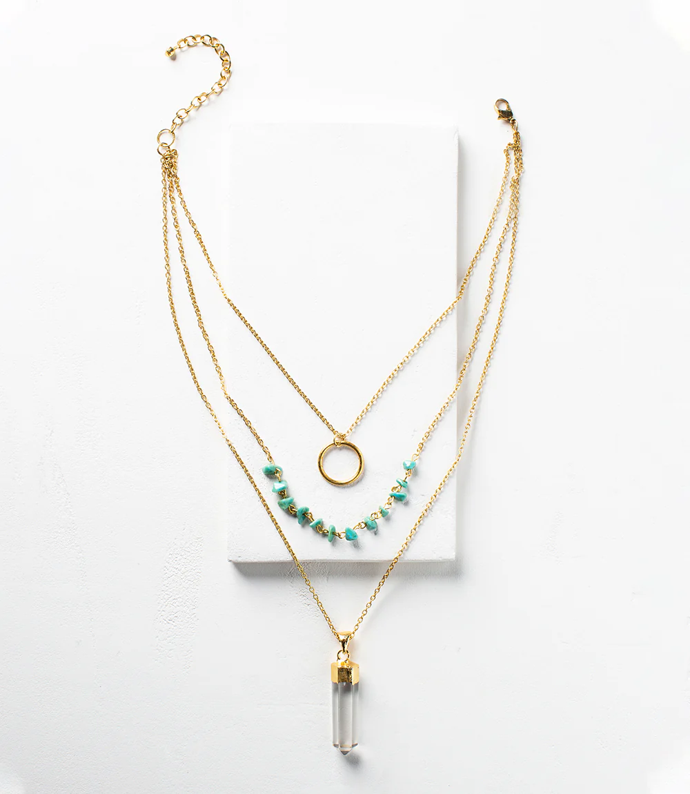 Indira Crystal Necklace - Image 2