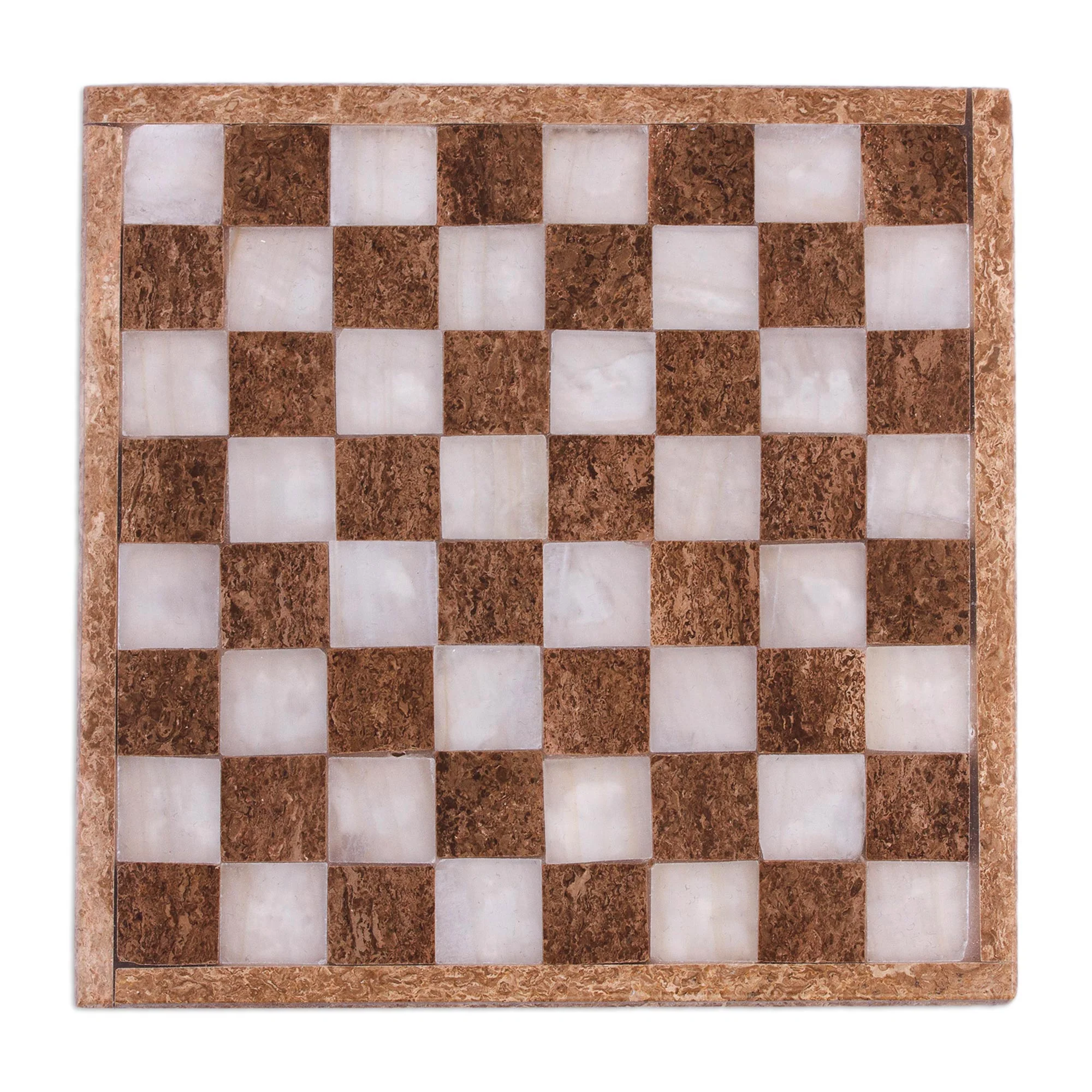 Ivory Challenge Onyx & Marble Mini Chess Set - Image 5