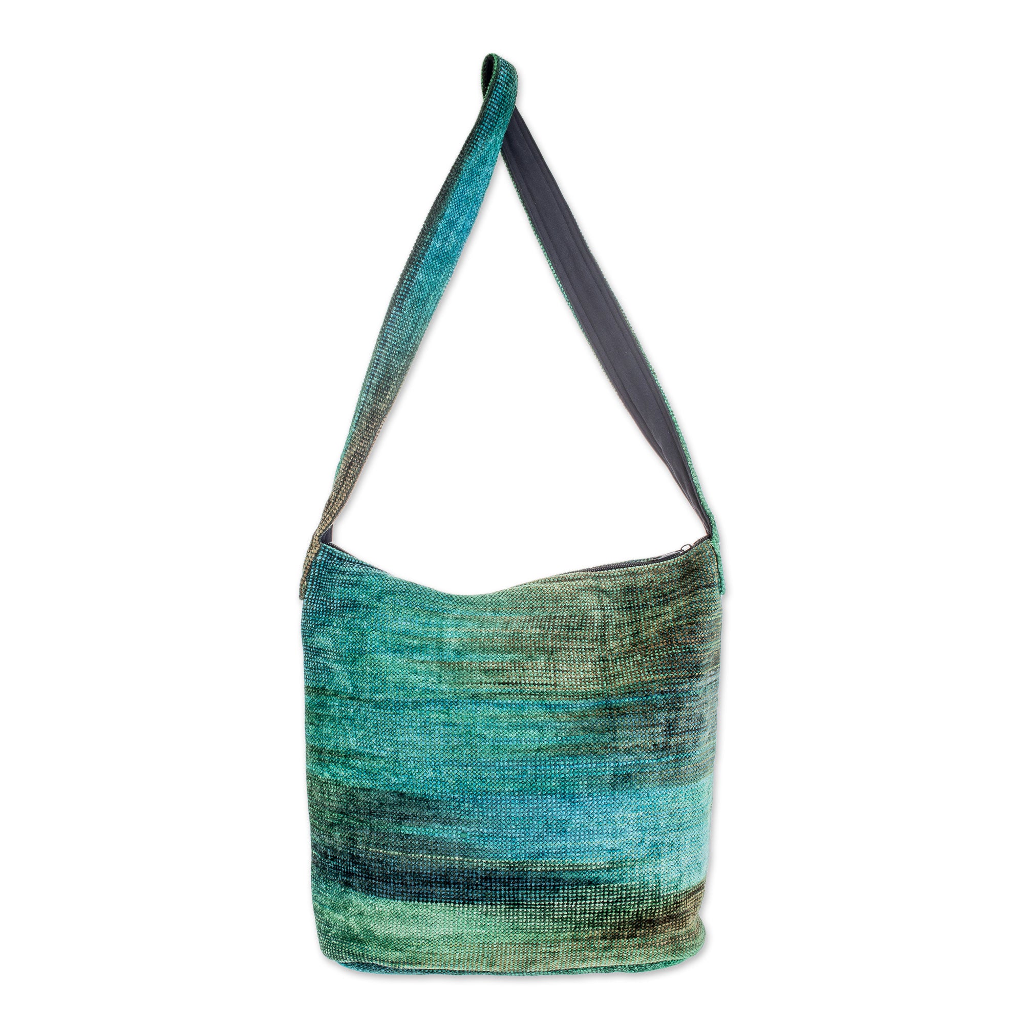 Jade Magic Bamboo Chenille Shoulder Bag - Image 4