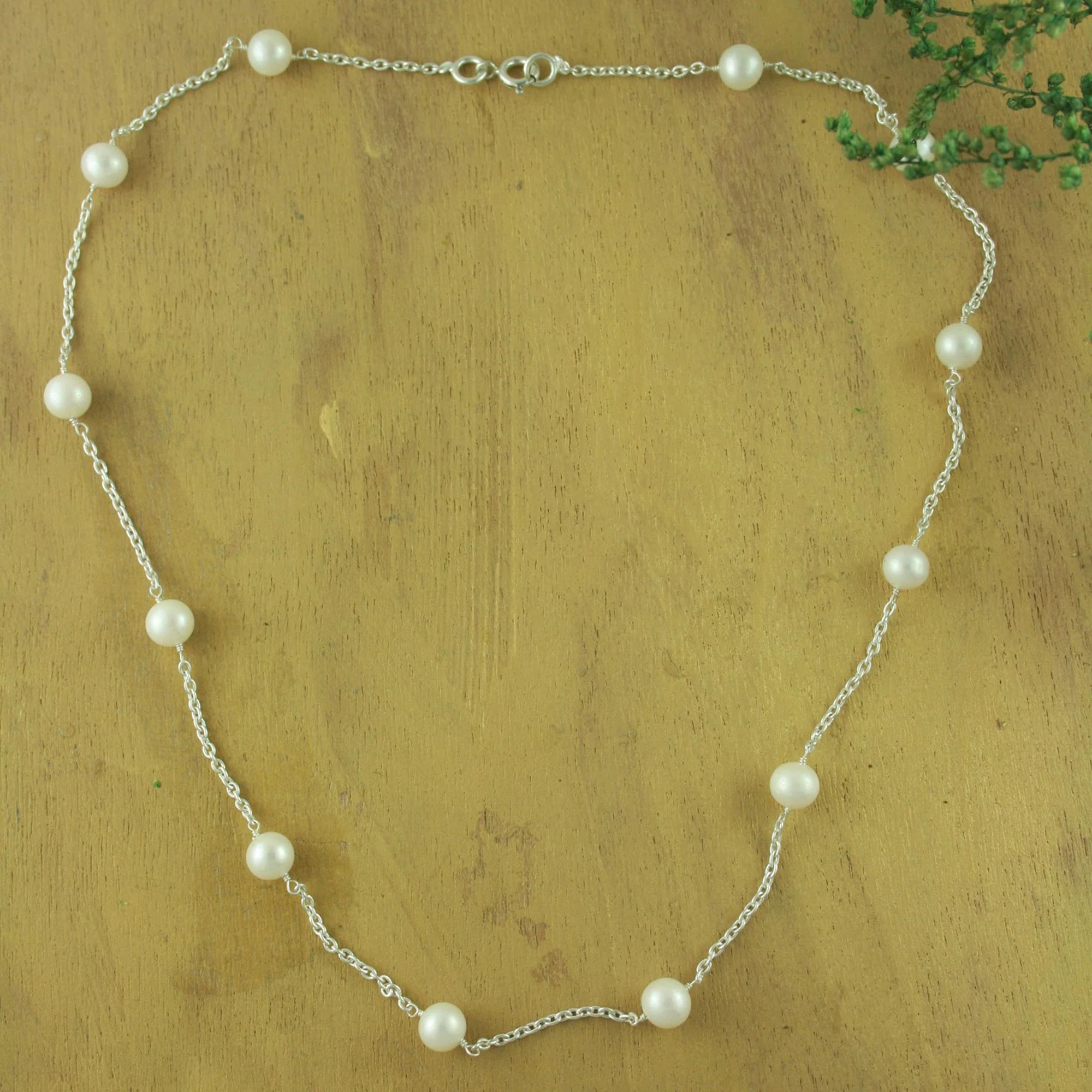 Jaipur Moons Sterling Silver Necklace - Image 3