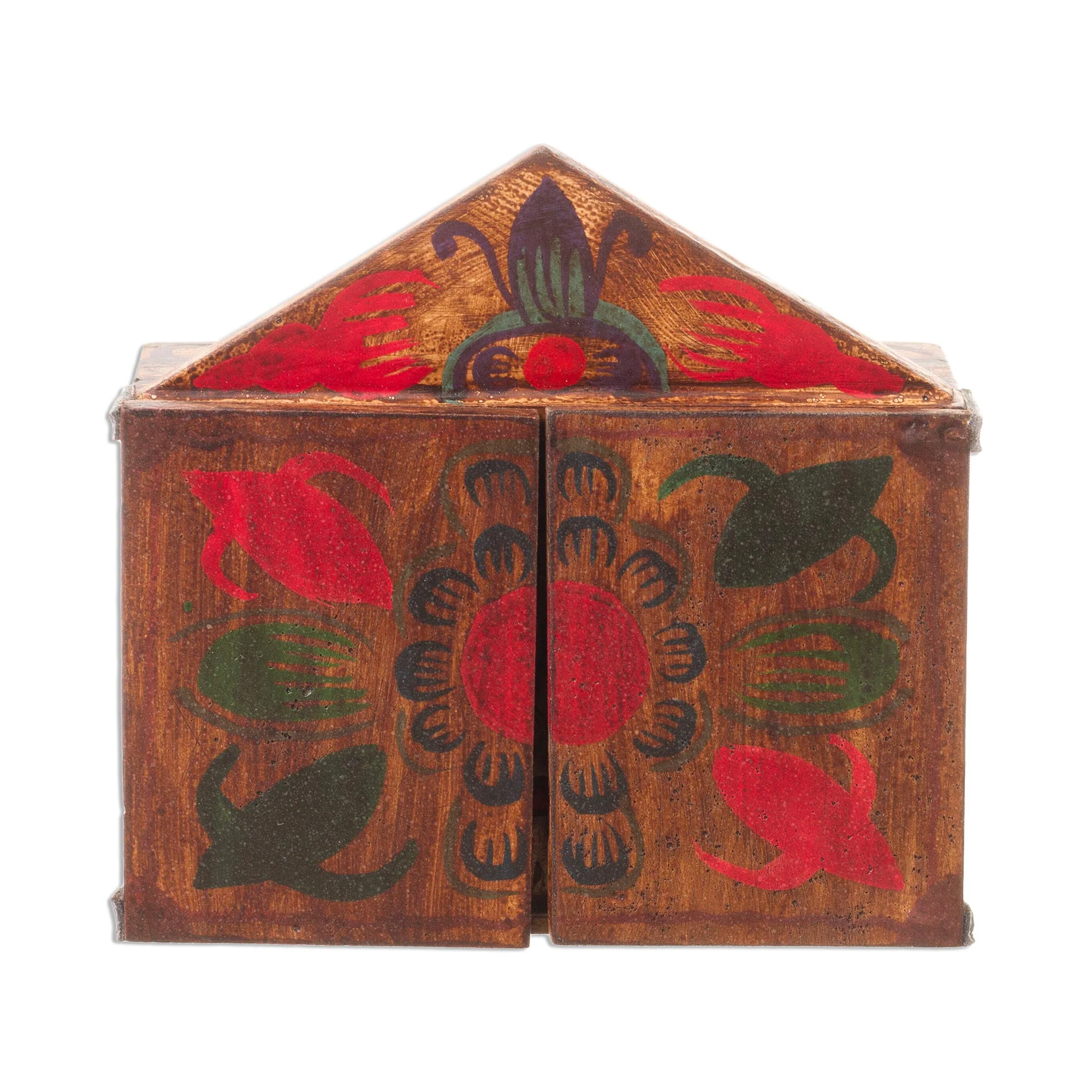 Jesus Spoke of Peace Fair Trade Nativity Scene Retablo Wood Sculpture - Image 5