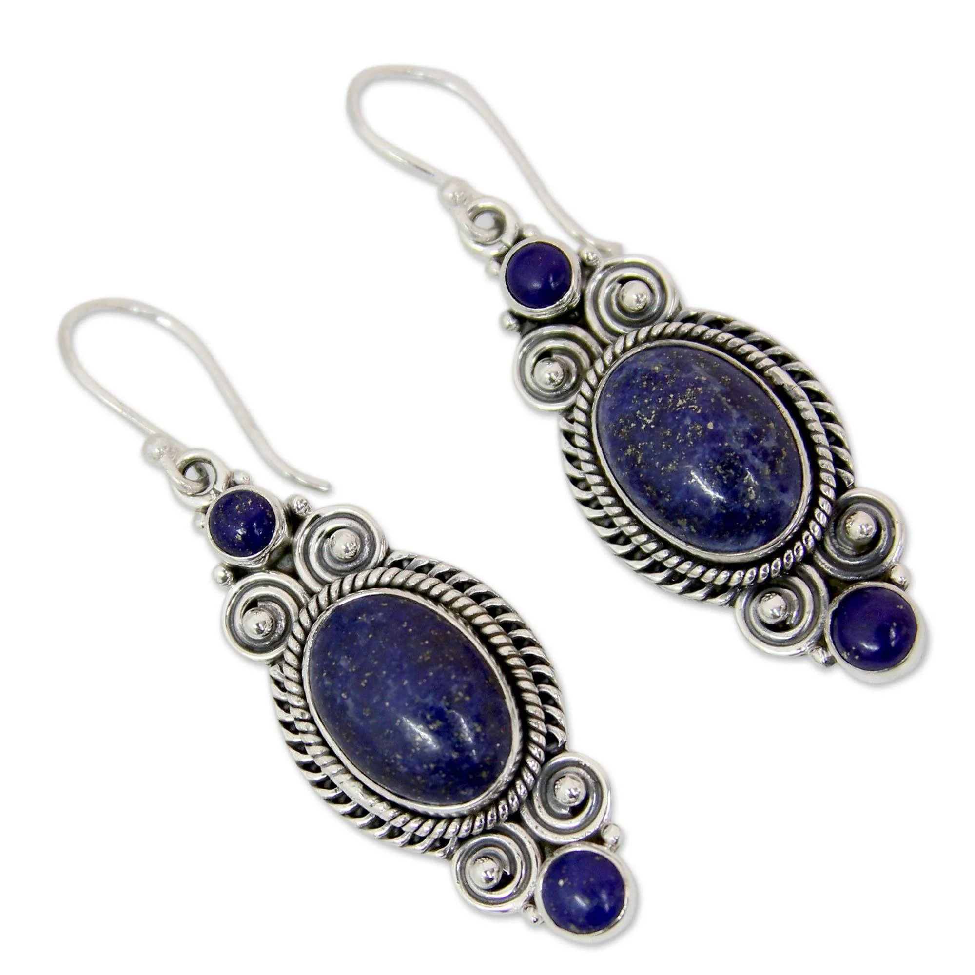 Johari Treasure Lapis Lazuli Earrings - Image 3