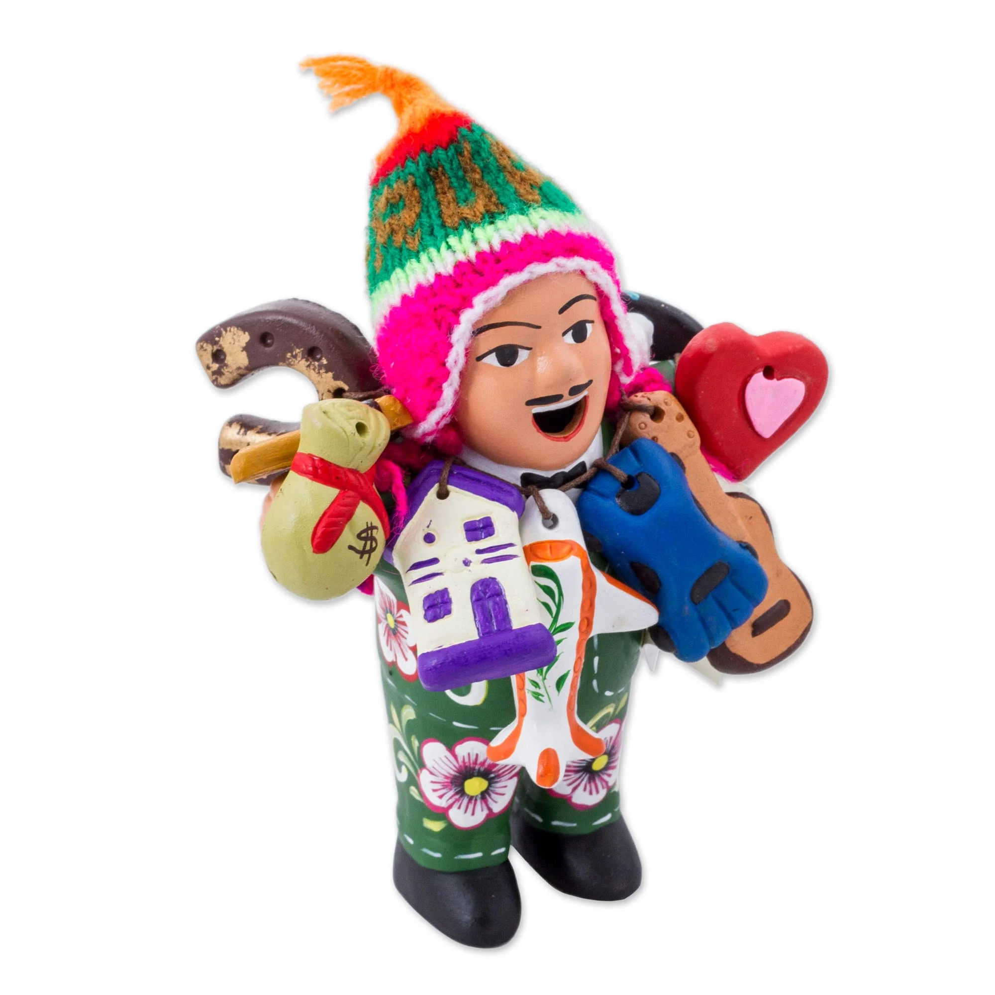 Jolly Ekeko Ceramic Sculpture - Image 2