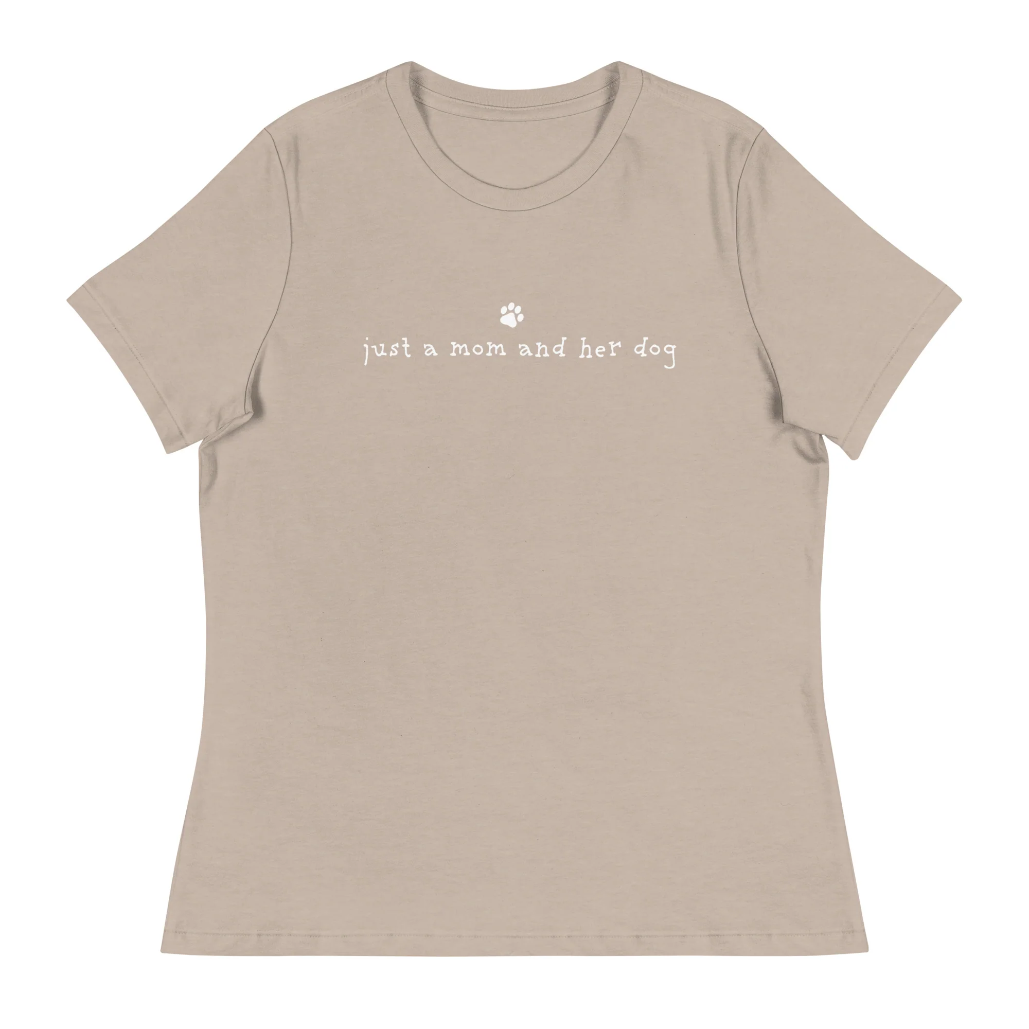 Just A Mom & Her Dog Women's Relaxed T-Shirt - Image 10