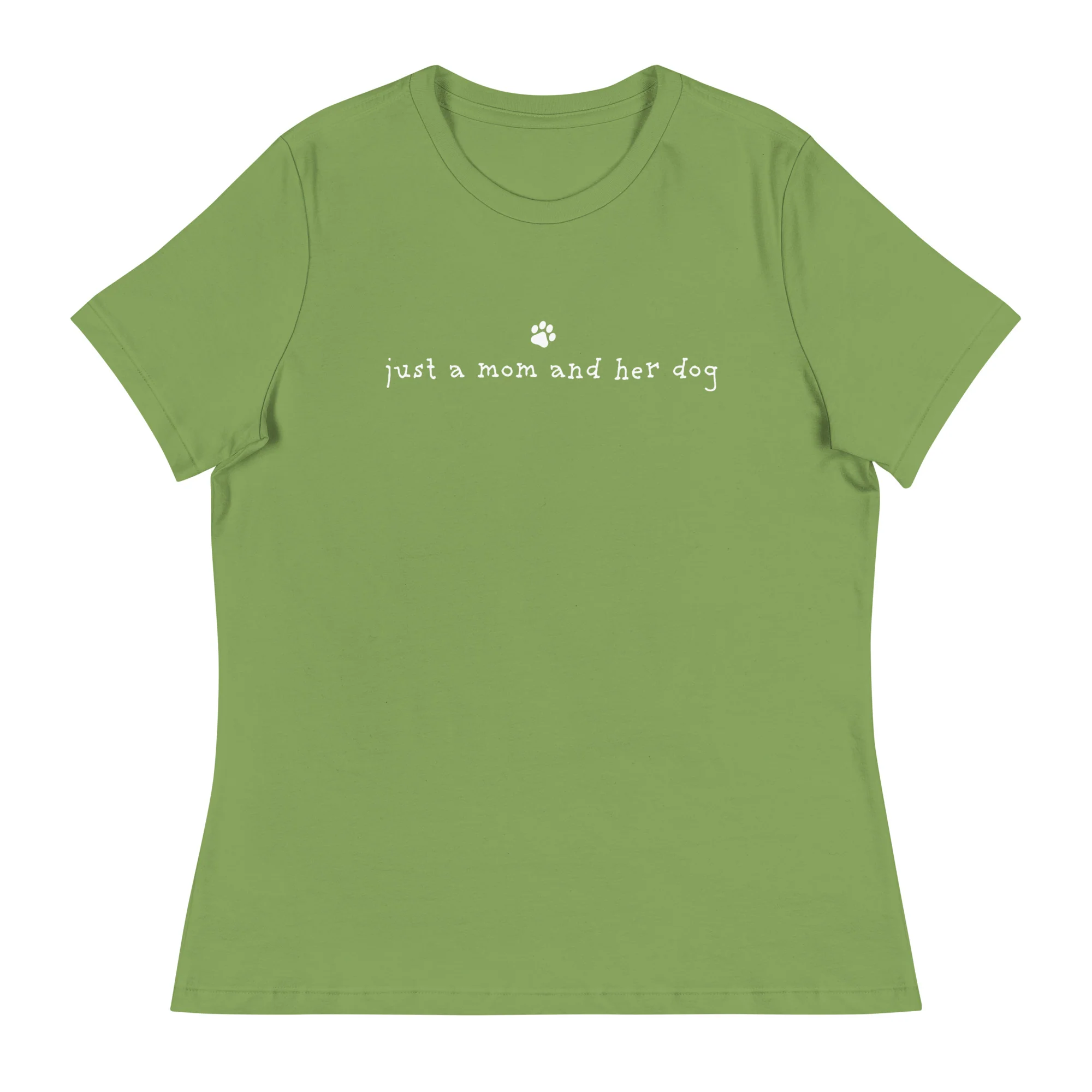 Just A Mom & Her Dog Women's Relaxed T-Shirt - Image 8