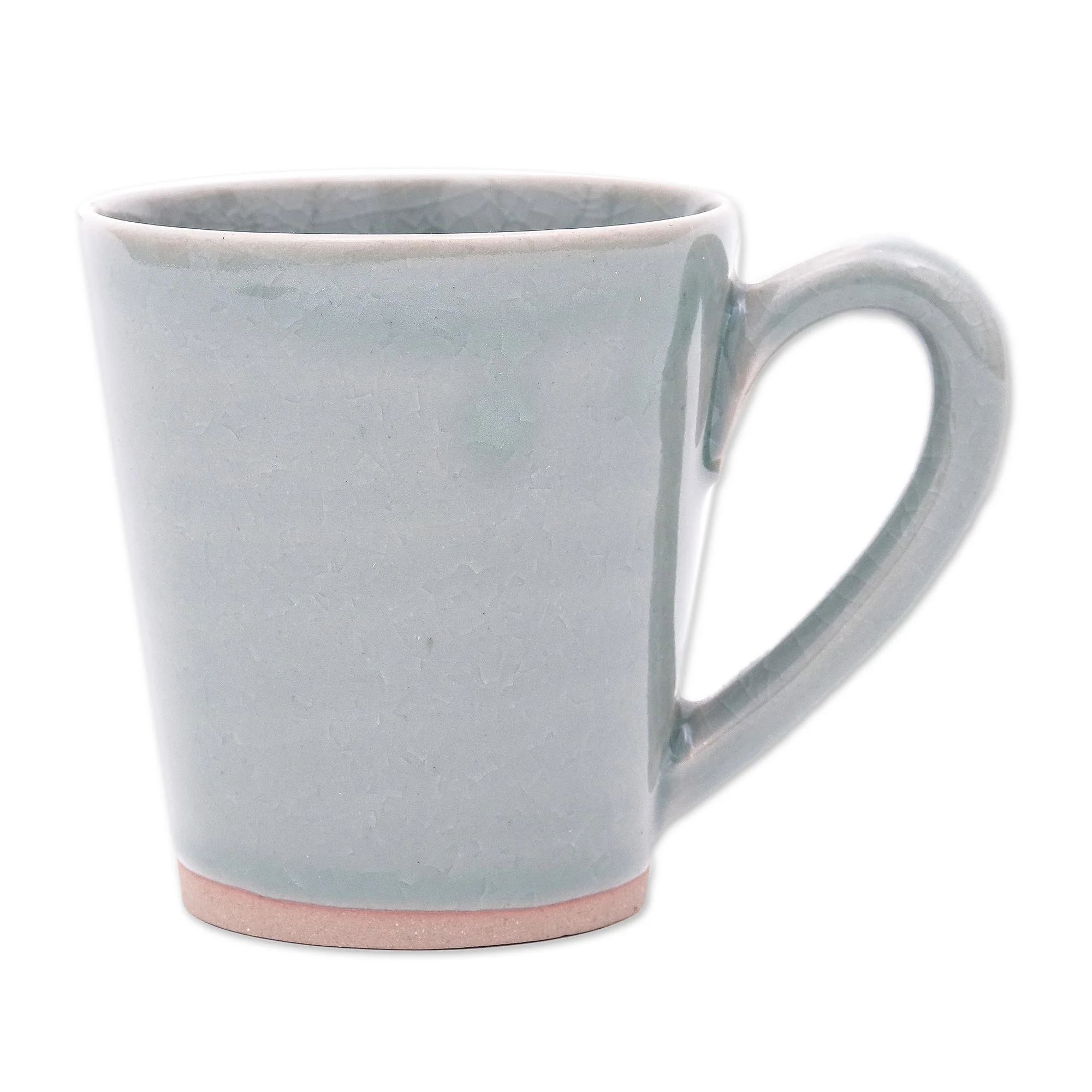 Just For You Adorable Celadon Ceramic Kitty Mug - Image 5