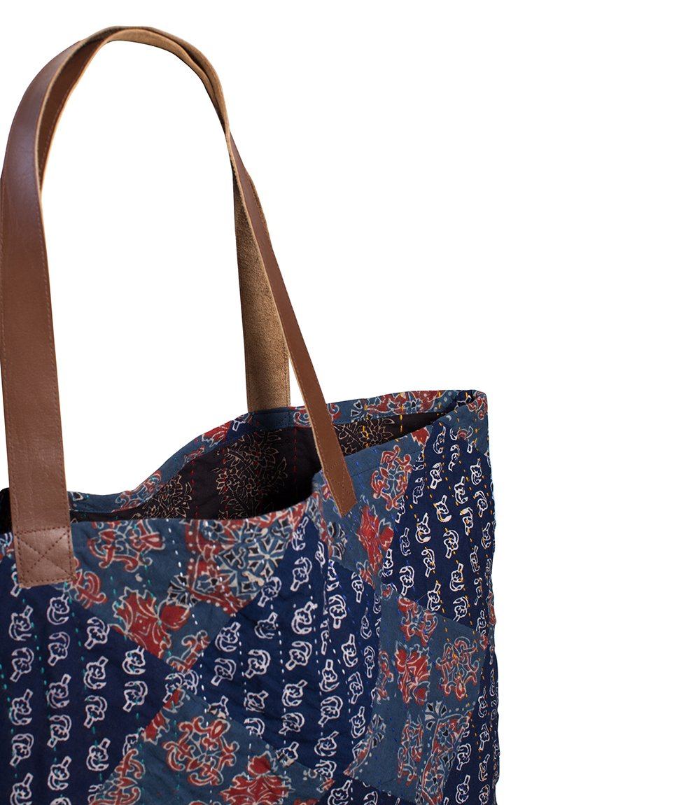 Kantha Diamond Tote - Image 4