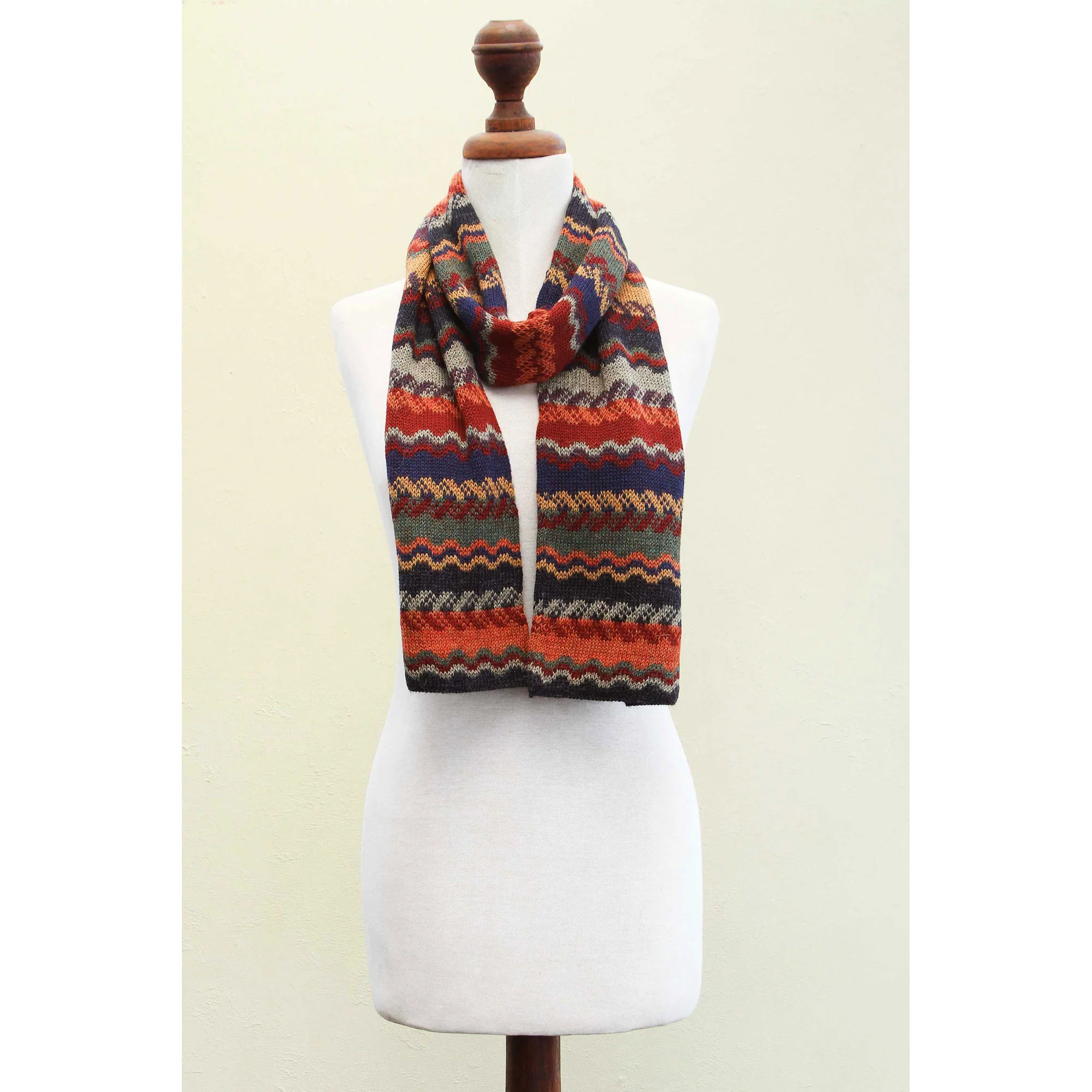 Lavish Winter Alpaca Scarf - Image 2
