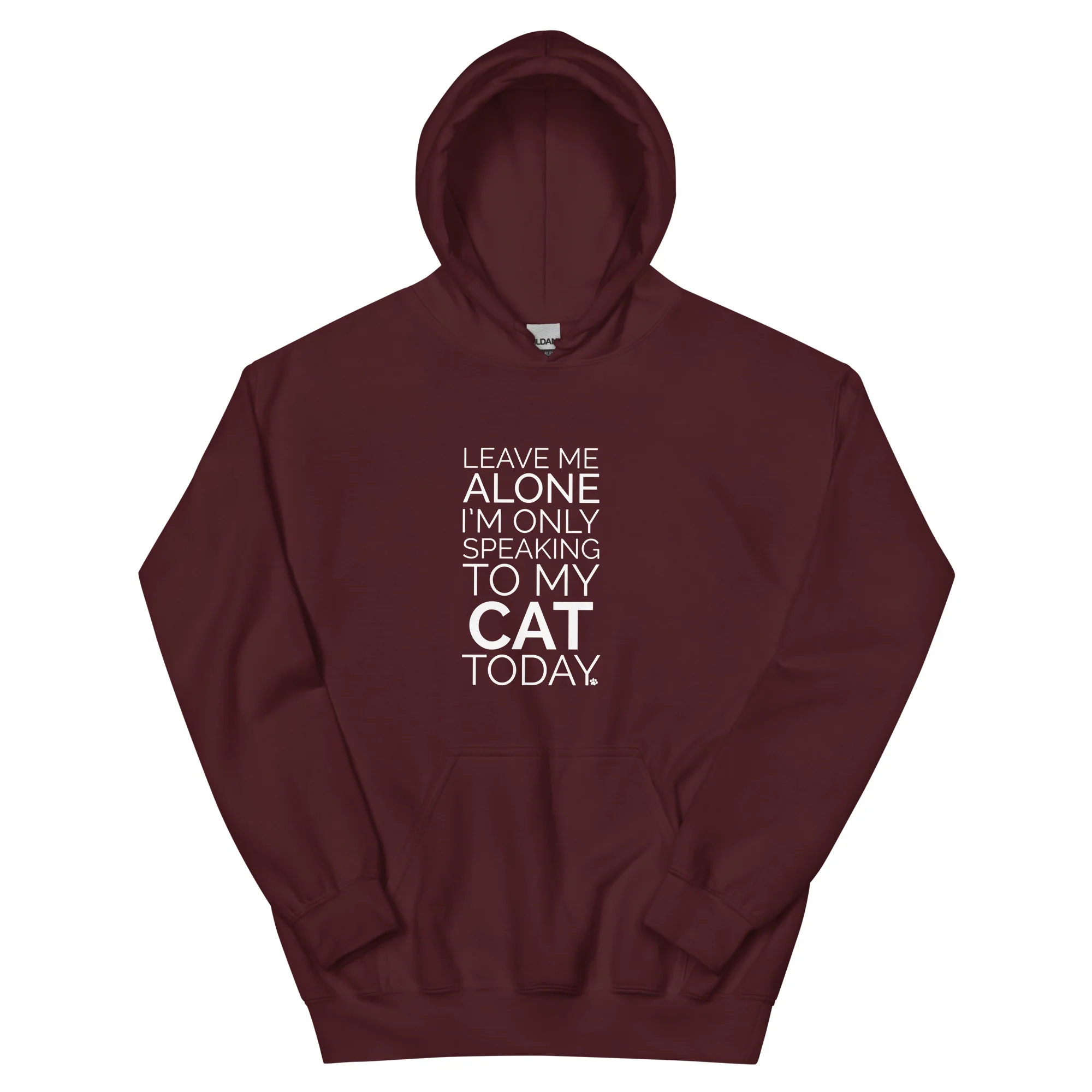 Leave Me Alone Cat Hoodie - Image 4