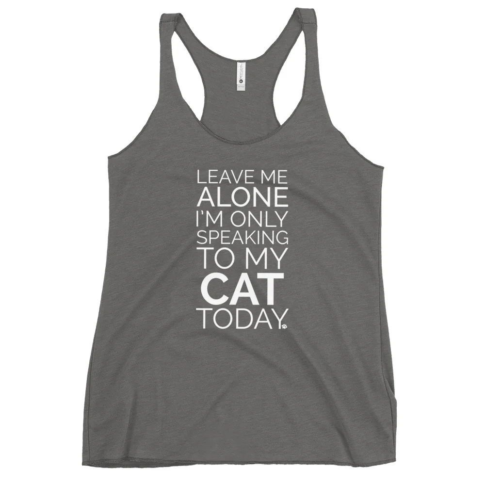 Leave Me Alone Cat Tank - Image 10
