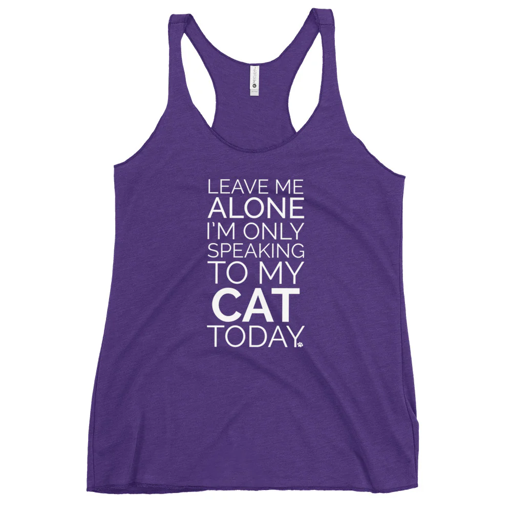 Leave Me Alone Cat Tank - Image 6