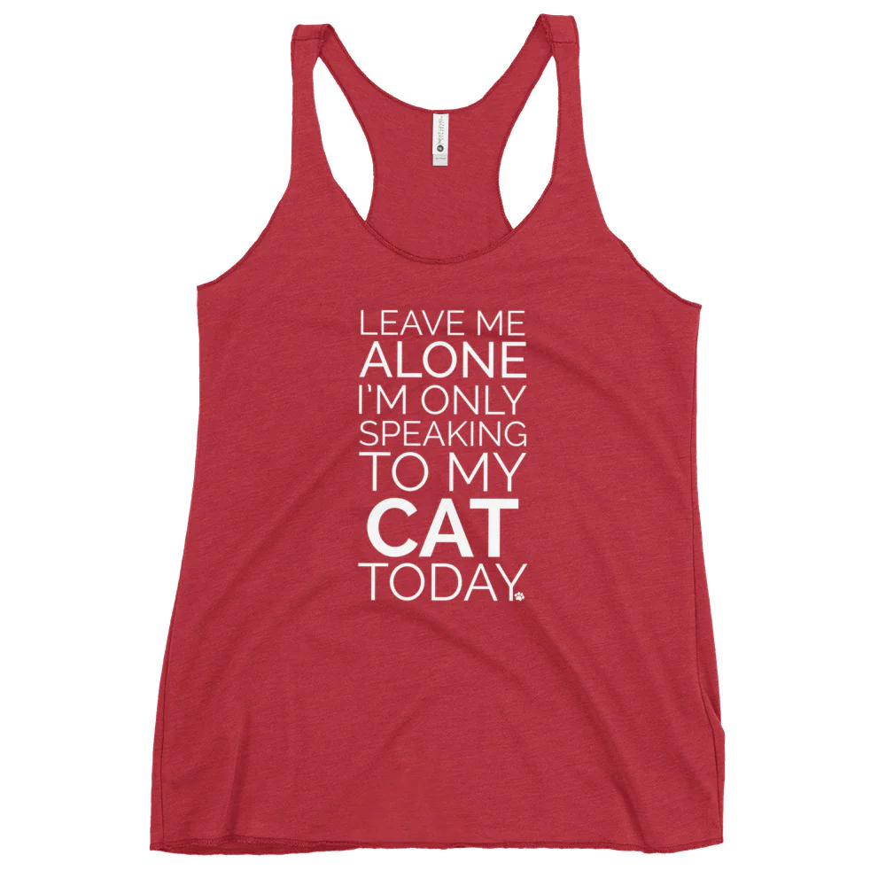 Leave Me Alone Cat Tank - Image 7