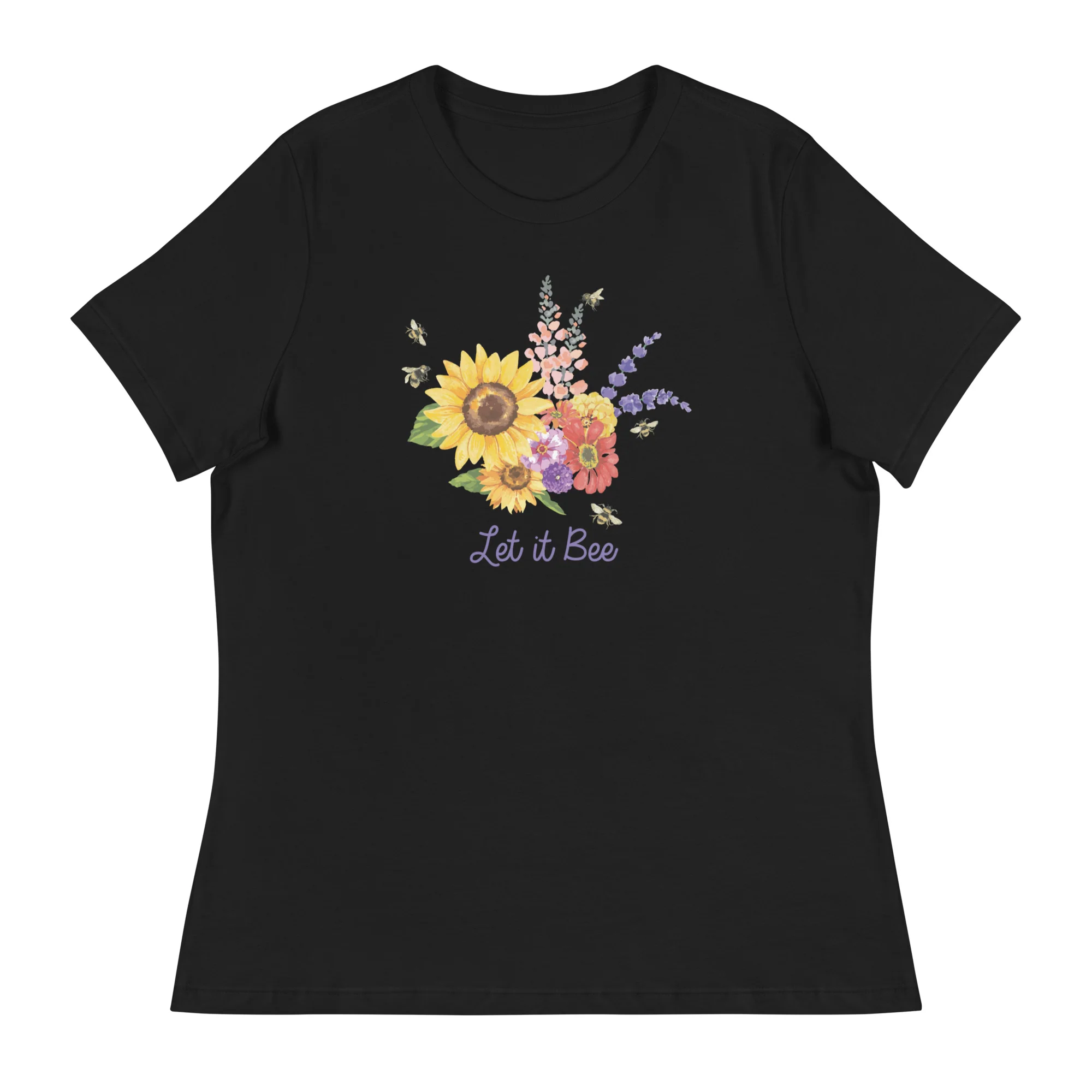 Let It Bee Women's Relaxed T-Shirt - Image 3