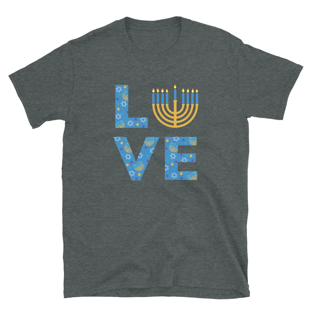 Light & Love Hanukkah T-Shirt - Image 4