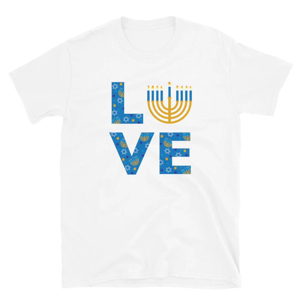 Light & Love Hanukkah T-Shirt - Image 5