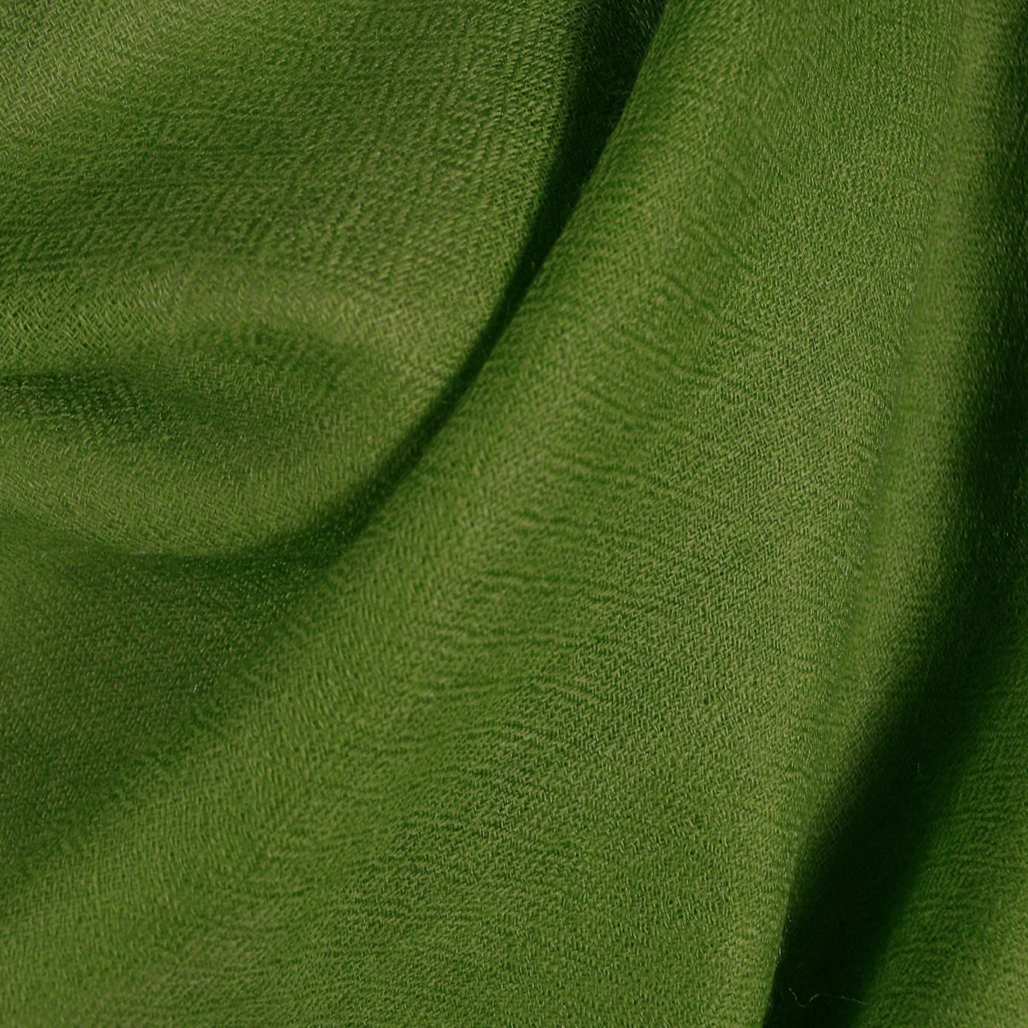 Lime Green Muse Handmade Wool Shawl - Image 3