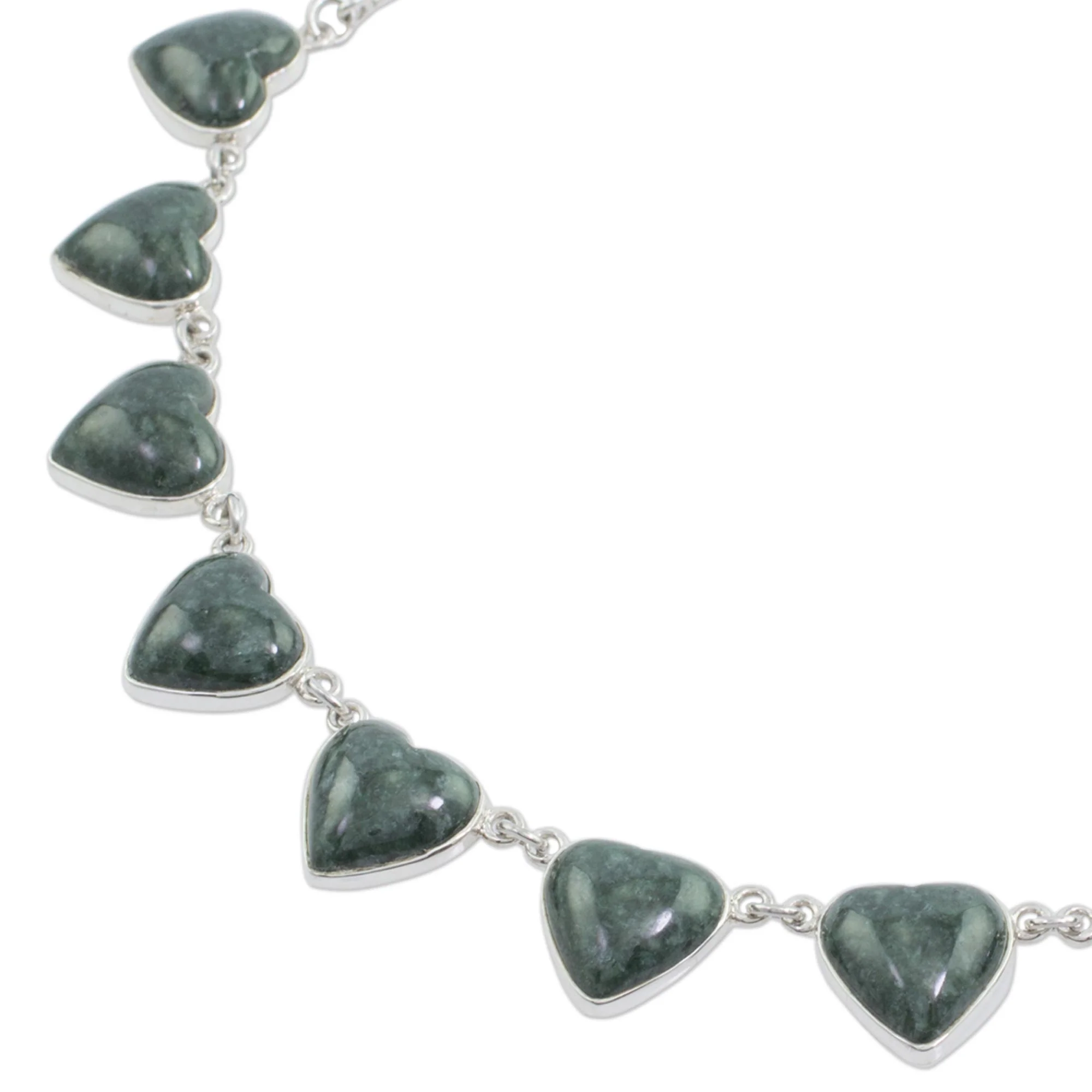 Love Immemorial Jade heart necklace - Image 3
