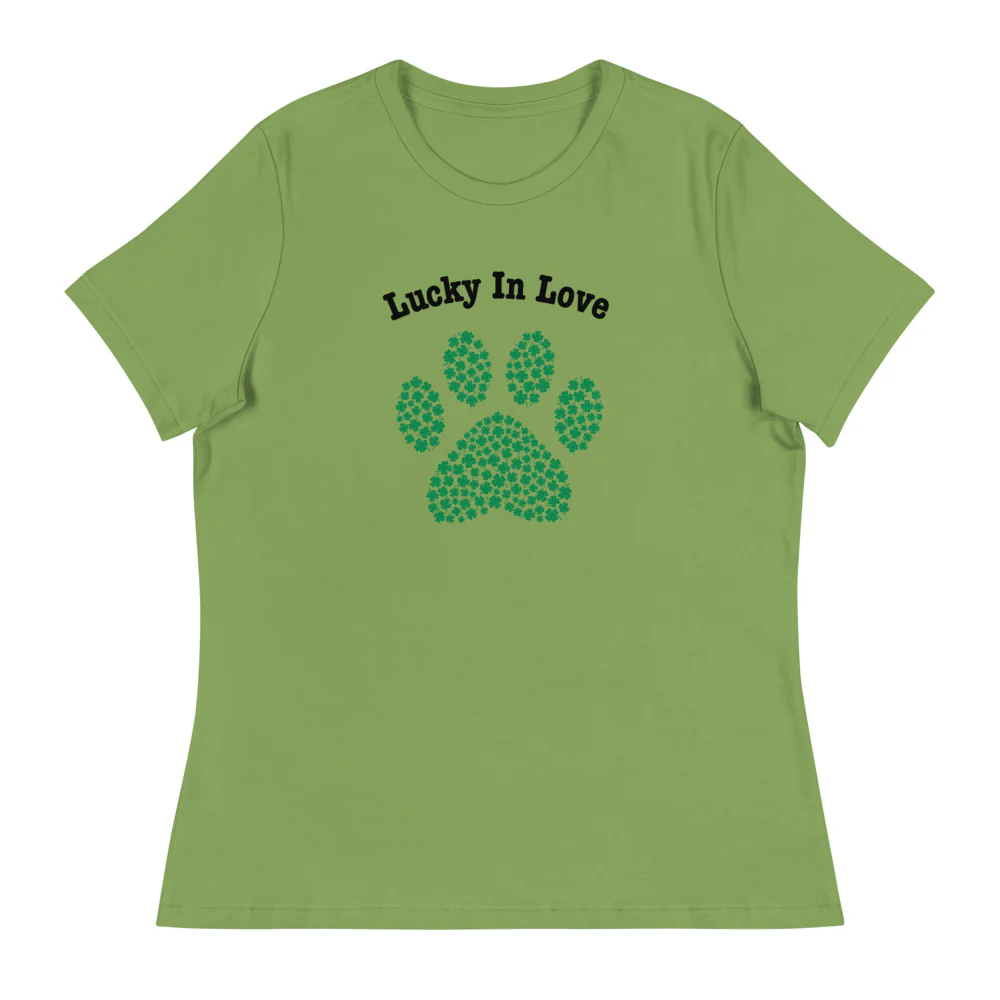 Lucky in Love Women's Relaxed T-Shirt - Image 2
