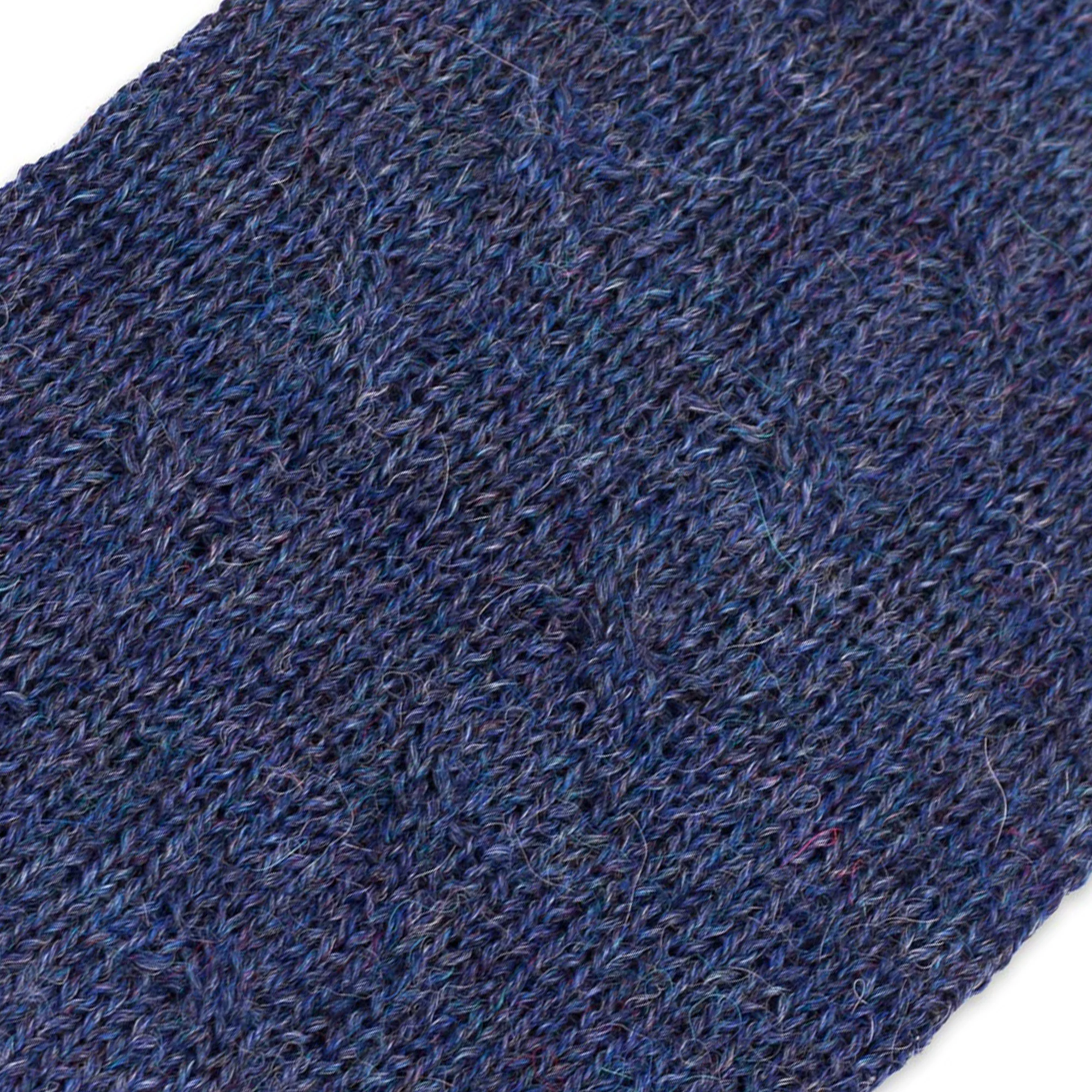 Luscious Twist in Navy Navy 100% Baby Alpaca Cable Knit Fingerless Mitts from Peru - Image 5