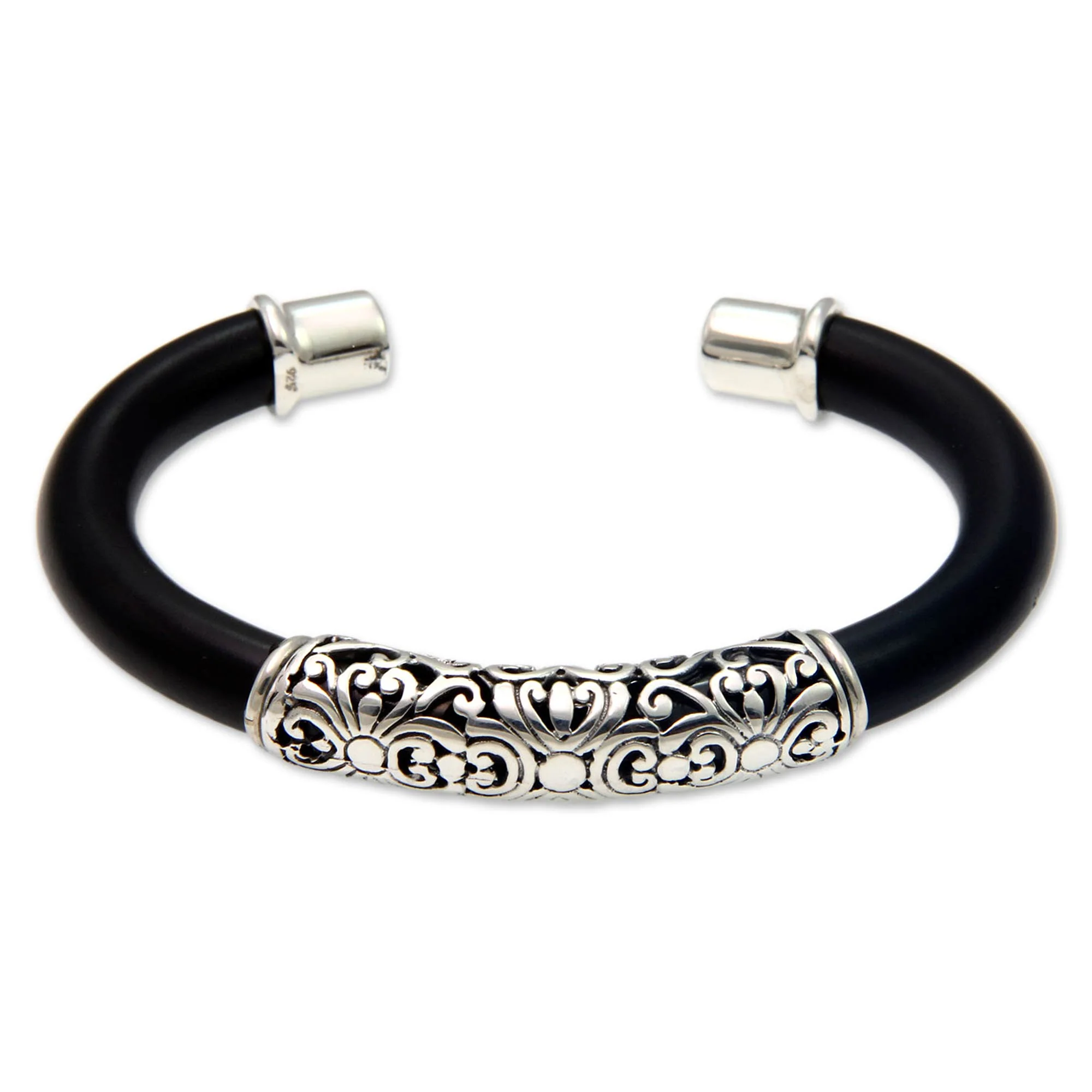 Magnificent Bali Sterling Silver Bracelet - Image 2
