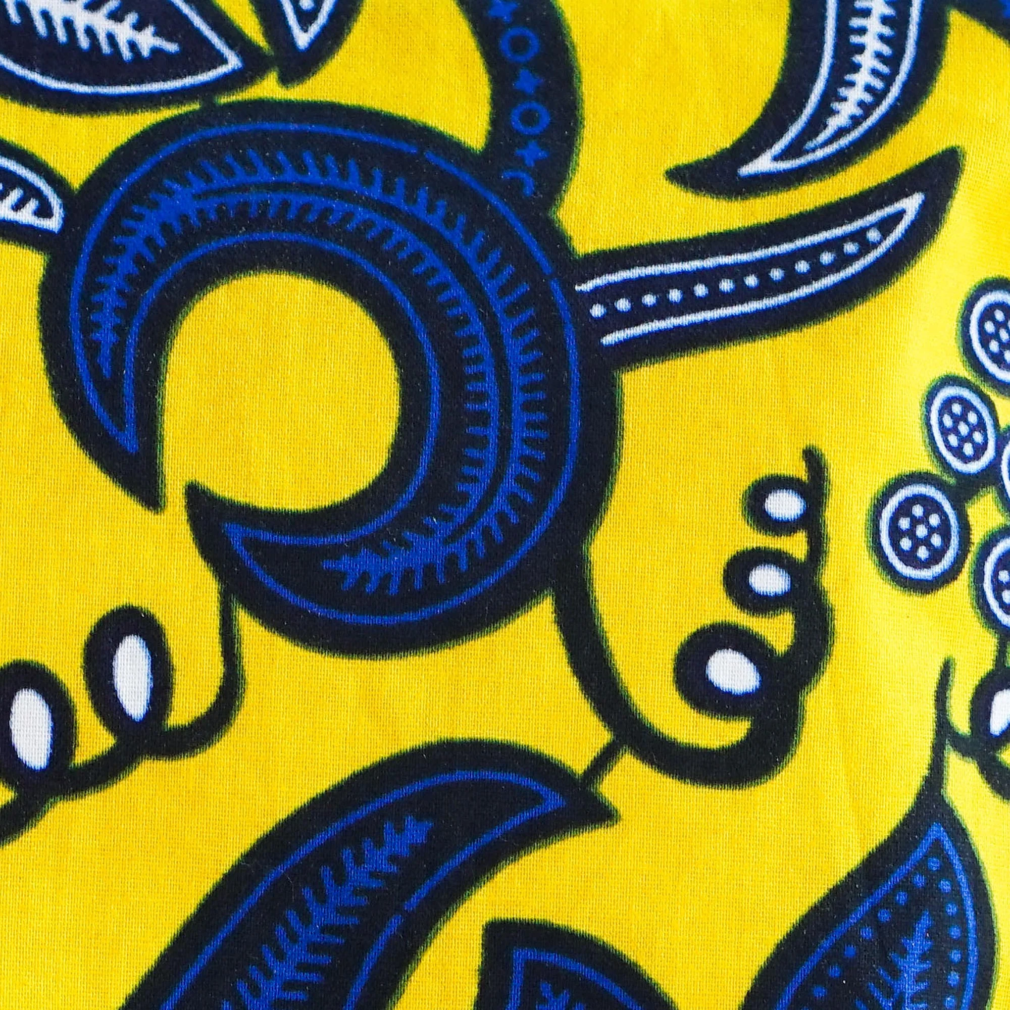 Makeup Your Move Printed Cotton Cosmetic Bag fro Ghana - Image 4