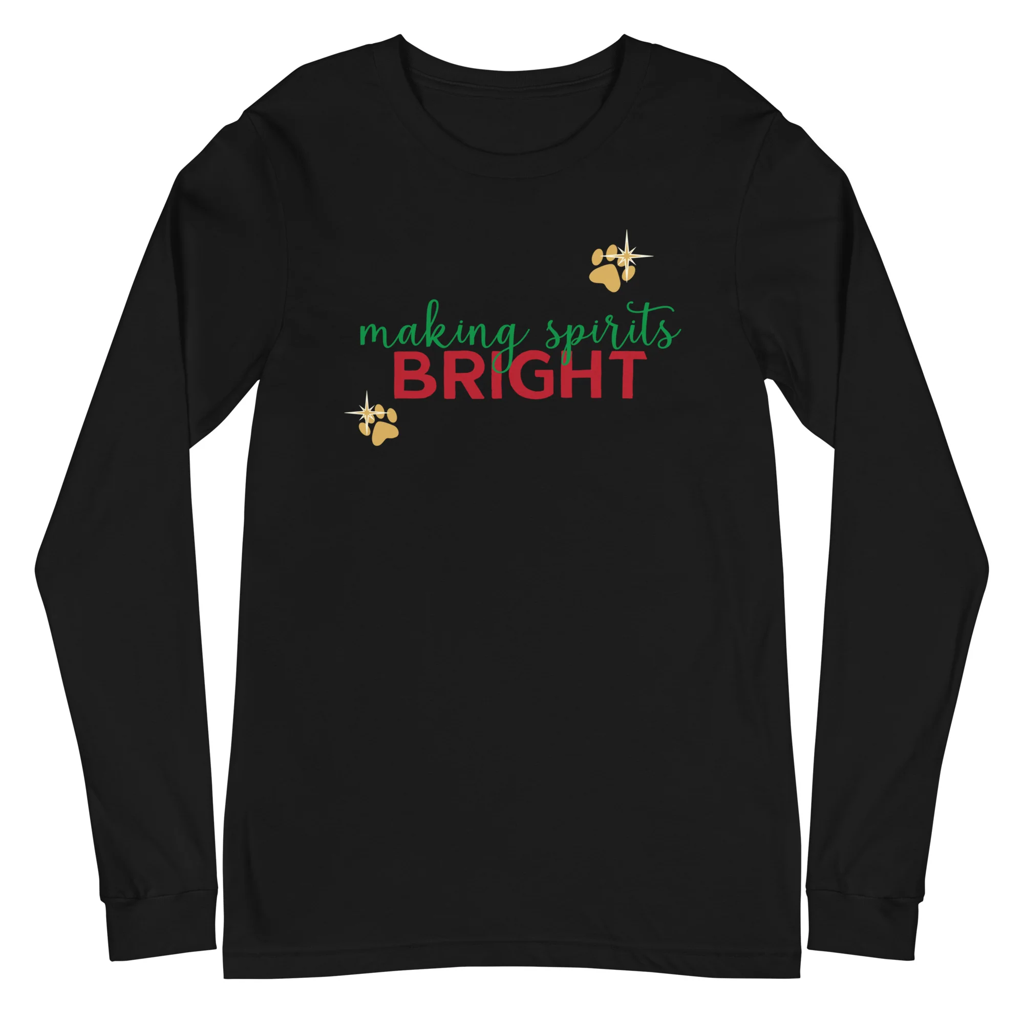 Making Spirits Bright Long Sleeve Tee - Image 5