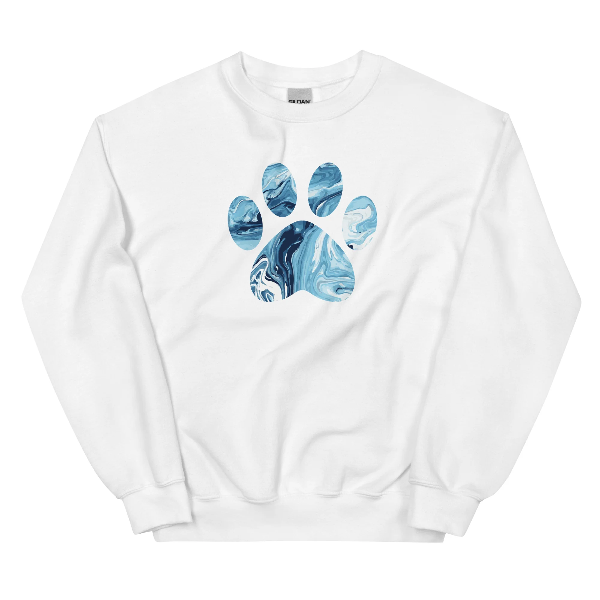 Marbled Paw Crewneck Sweatshirt - Image 10