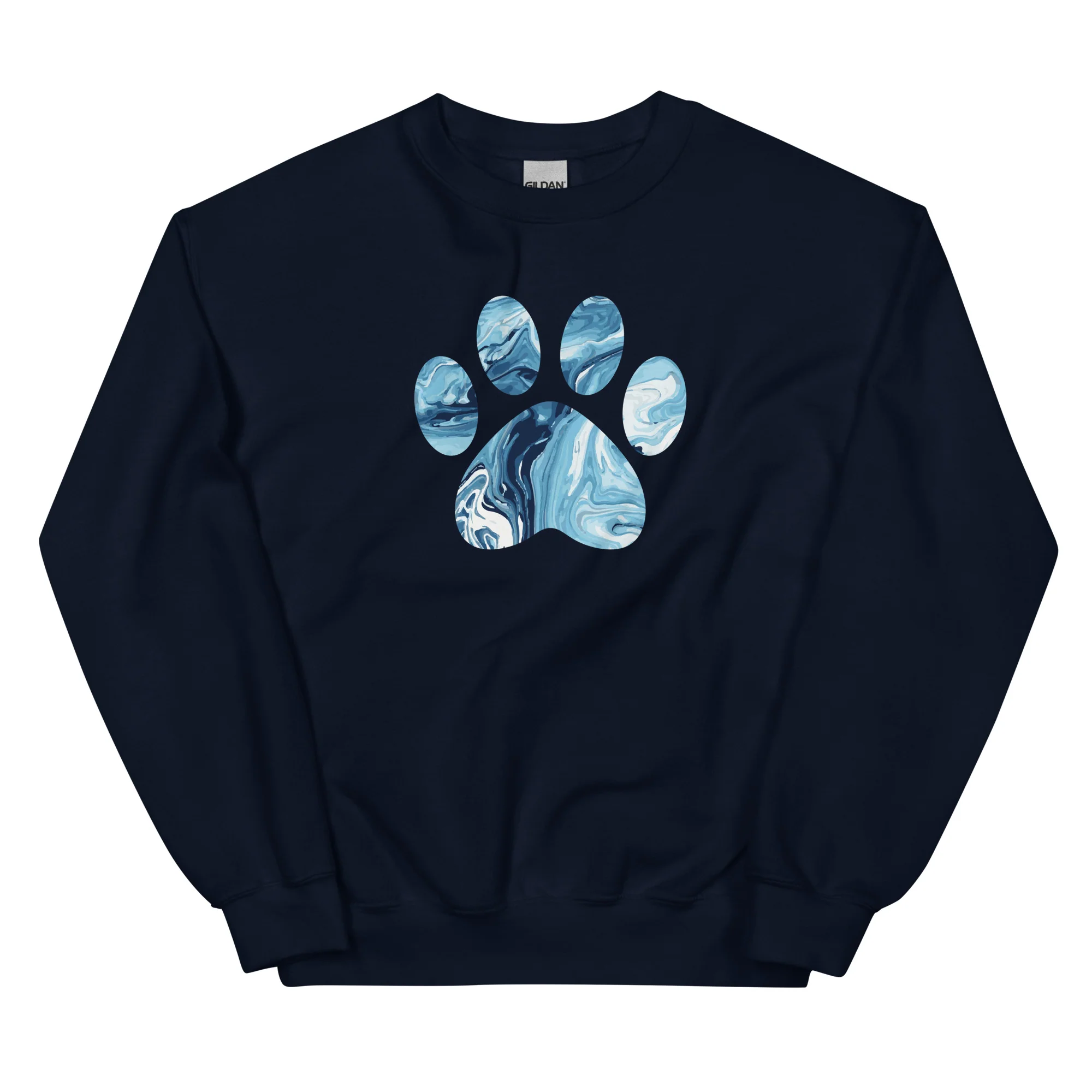 Marbled Paw Crewneck Sweatshirt - Image 4