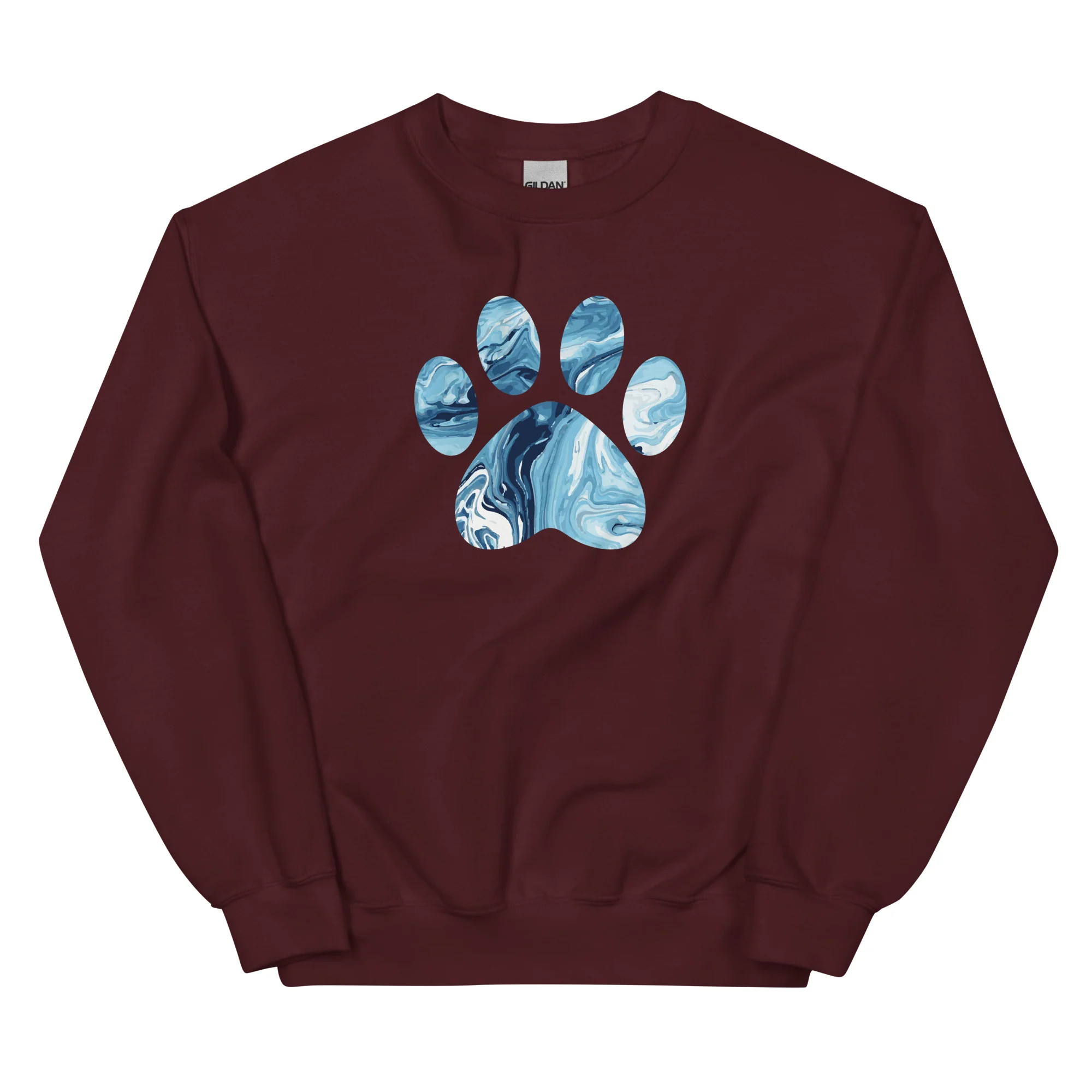 Marbled Paw Crewneck Sweatshirt - Image 5